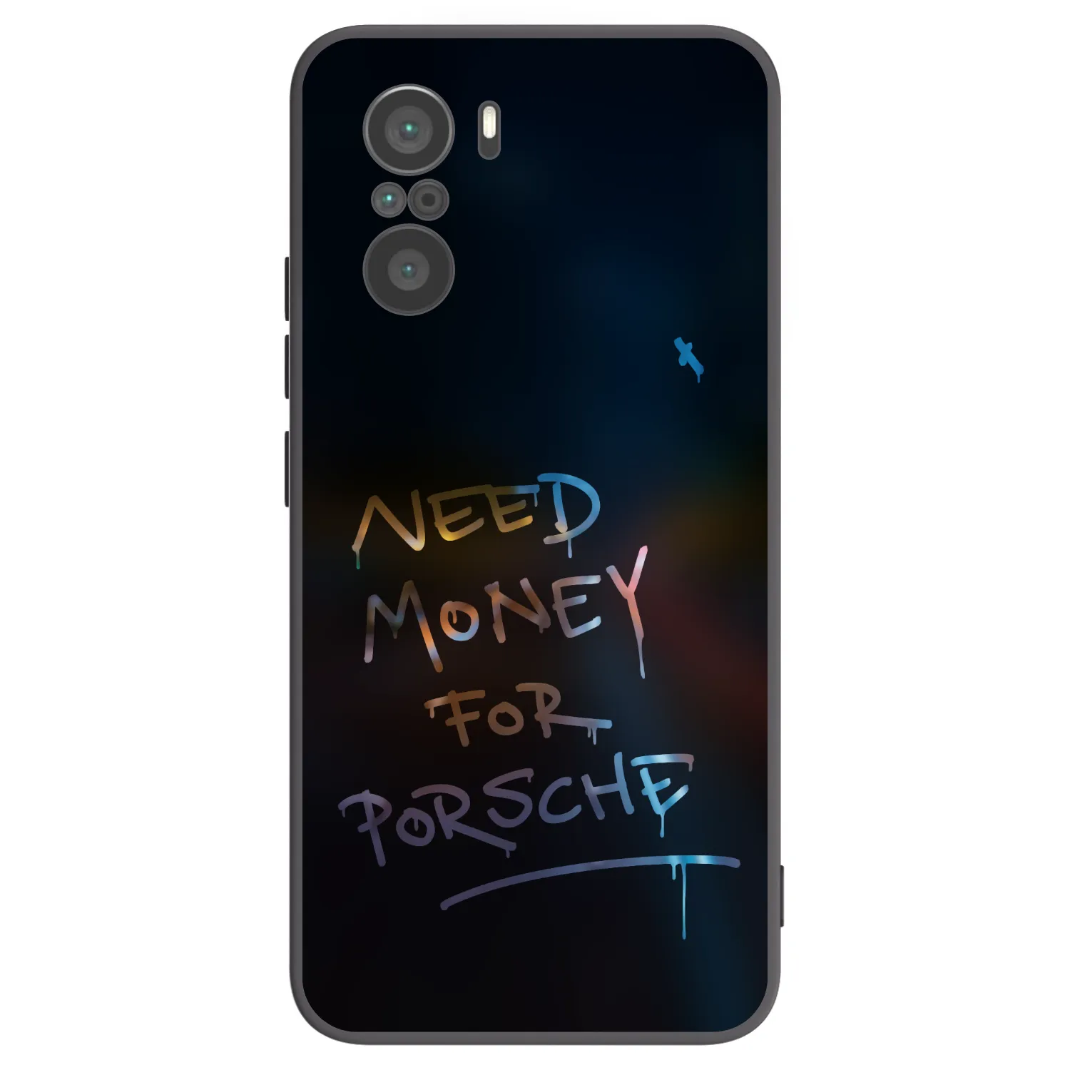 Picasee silikonowe czarne etui na Xiaomi Poco F3 - Neon Nights