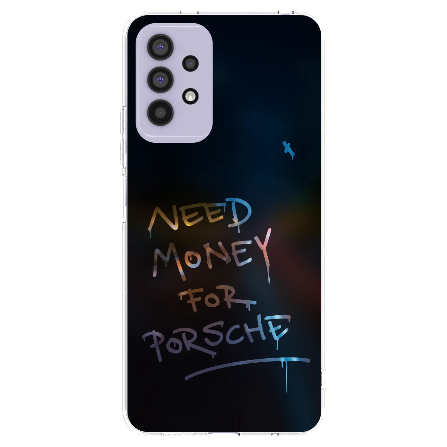 Picasee silikonowe przeźroczyste etui na Samsung Galaxy A32 4G SM-A325F - Neon Nights