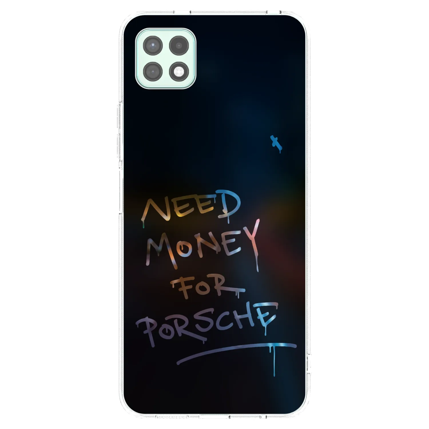 Picasee silikonowe przeźroczyste etui na Samsung Galaxy A22 A226B 5G - Neon Nights