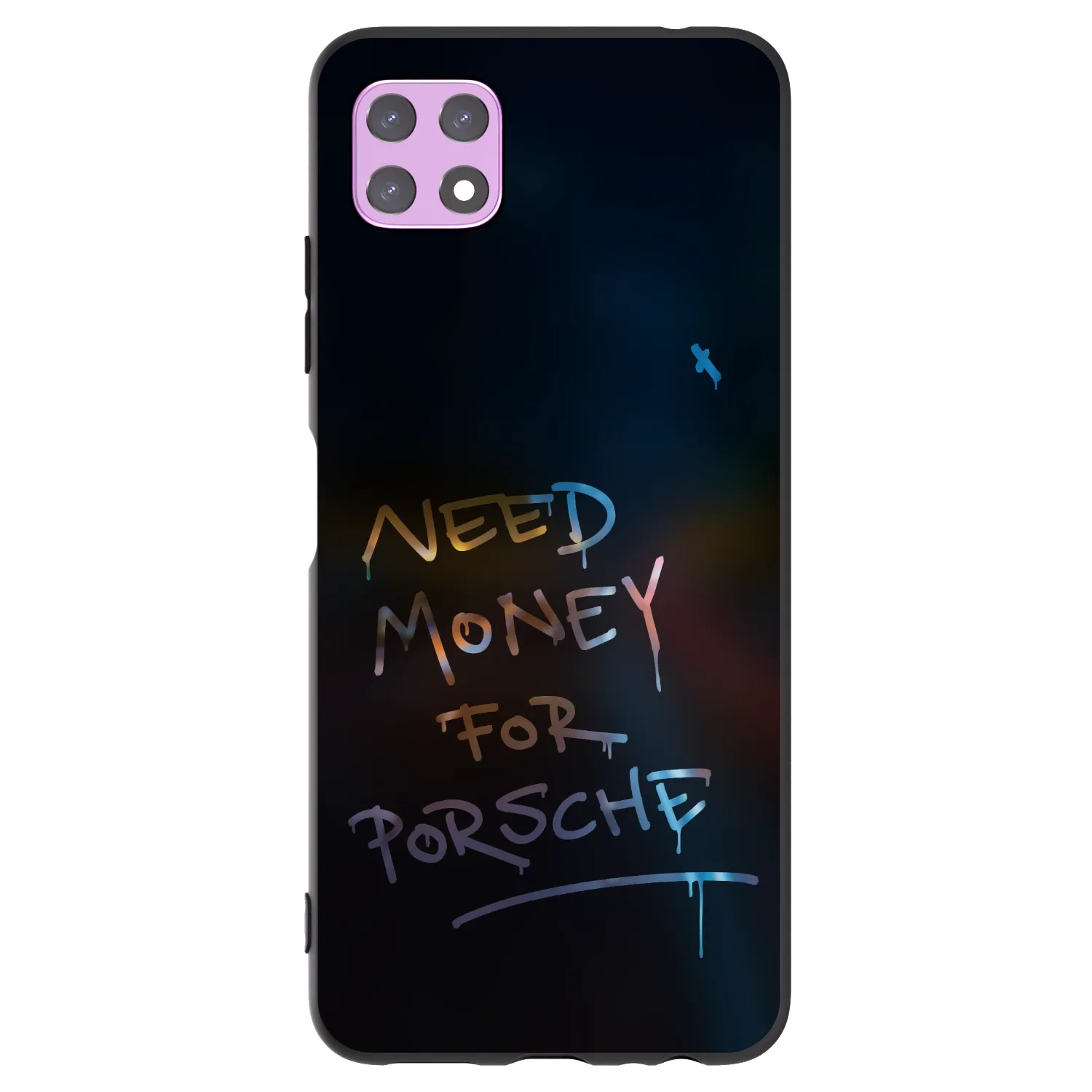 Picasee silikonowe czarne etui na Samsung Galaxy A22 A226B 5G - Neon Nights