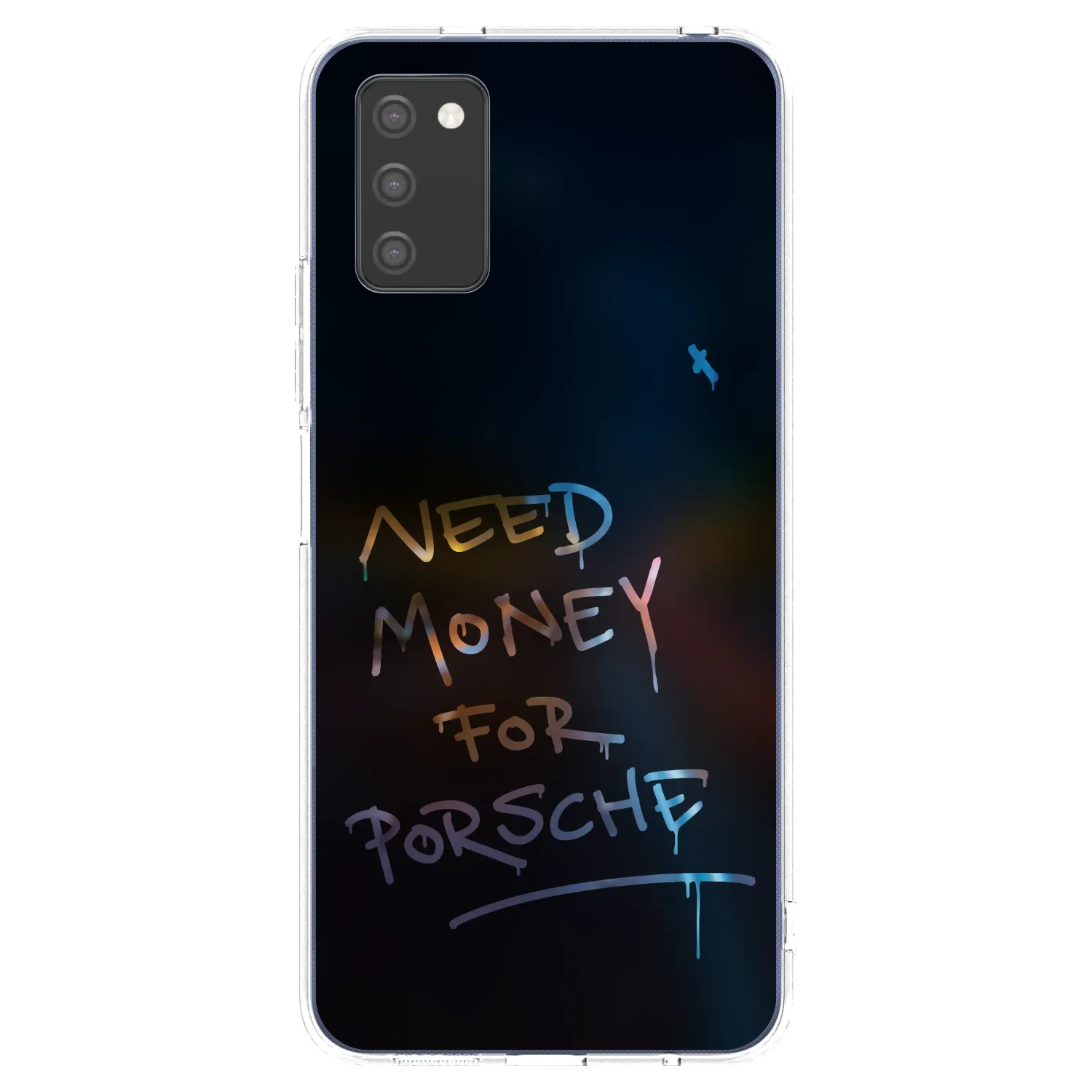 Picasee silikonowe przeźroczyste etui na Samsung Galaxy A02s A025G - Neon Nights