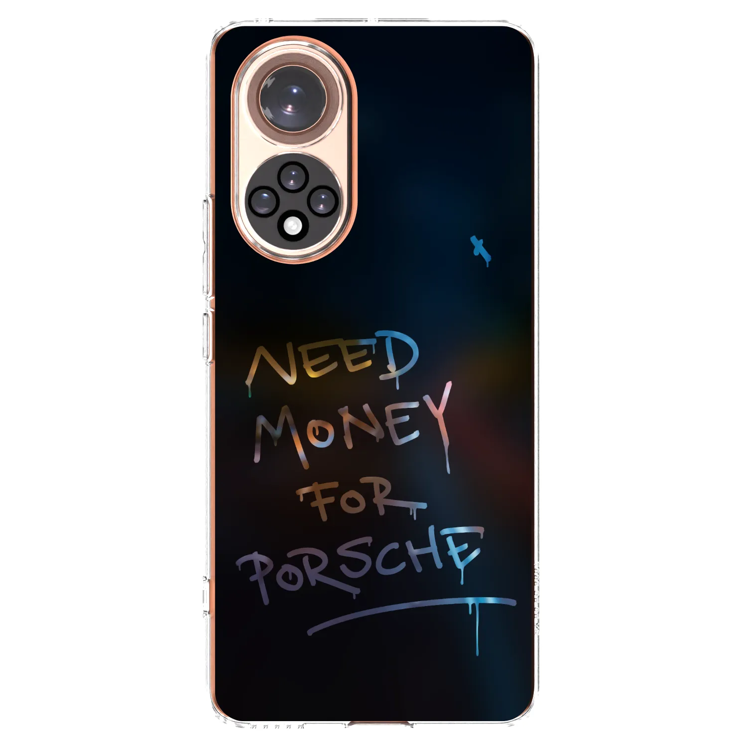 Picasee silikonowe przeźroczyste etui na Honor 50 5G - Neon Nights