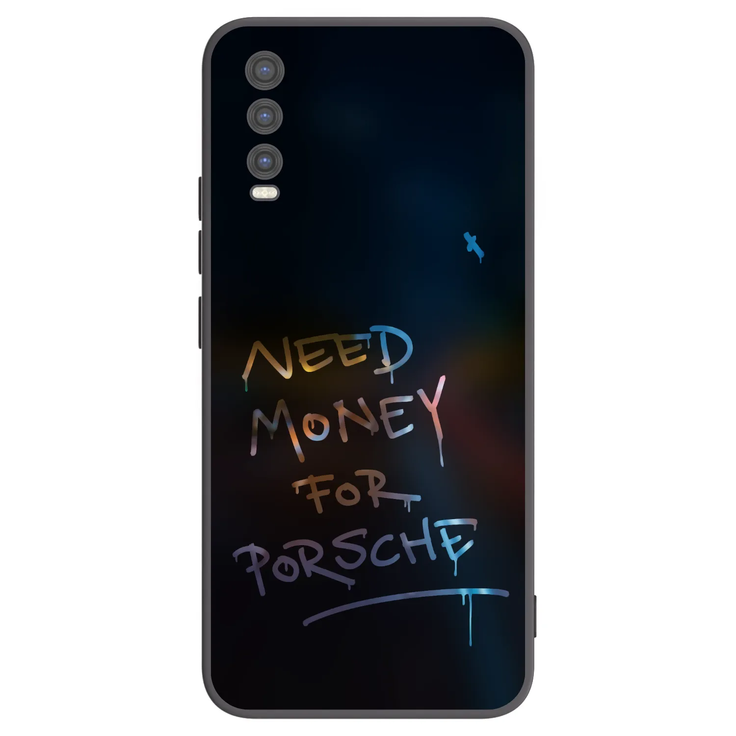 Picasee silikonowe czarne etui na Vivo Y20s - Neon Nights