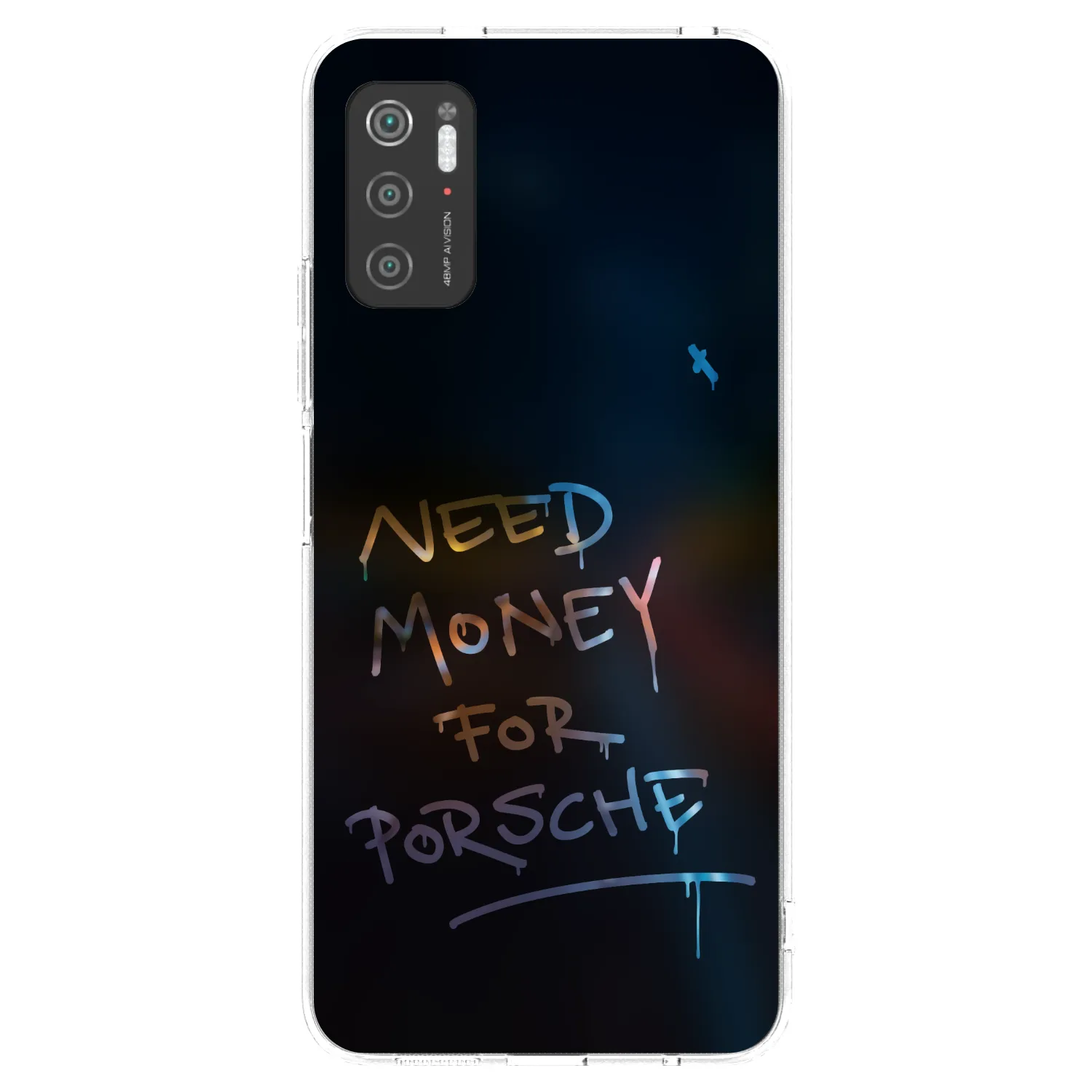 Picasee silikonowe przeźroczyste etui na Xiaomi Poco M3 Pro 5G - Neon Nights