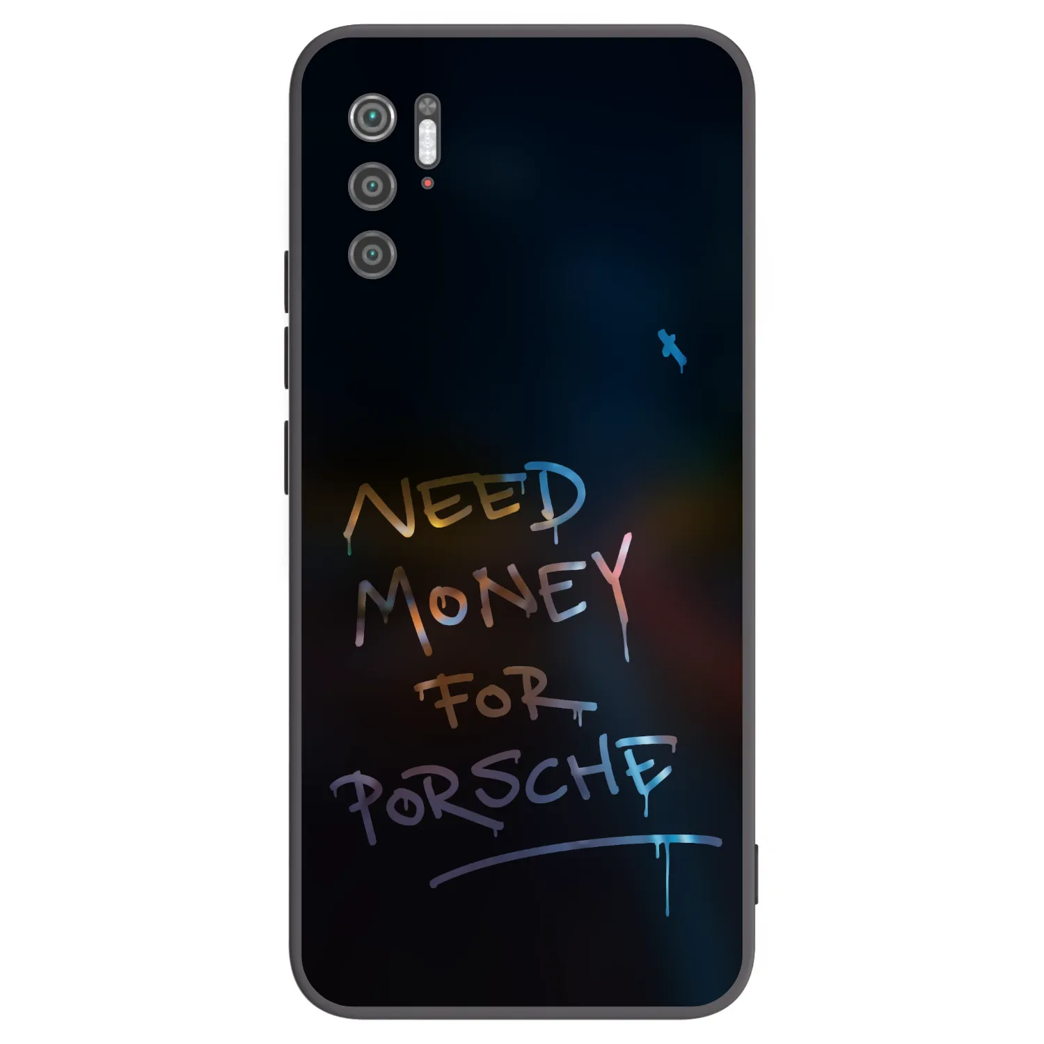 Picasee silikonowe czarne etui na Xiaomi Poco M3 Pro 5G - Neon Nights