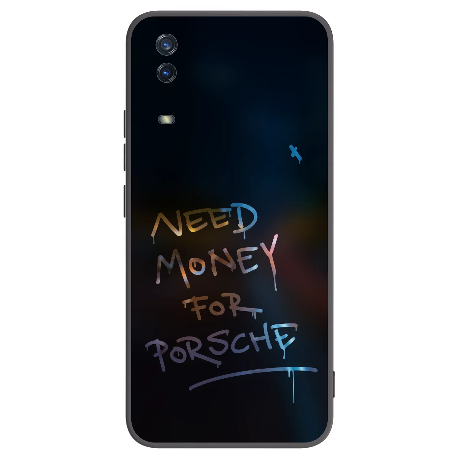 Picasee silikonowe czarne etui na Vivo Y11s - Neon Nights