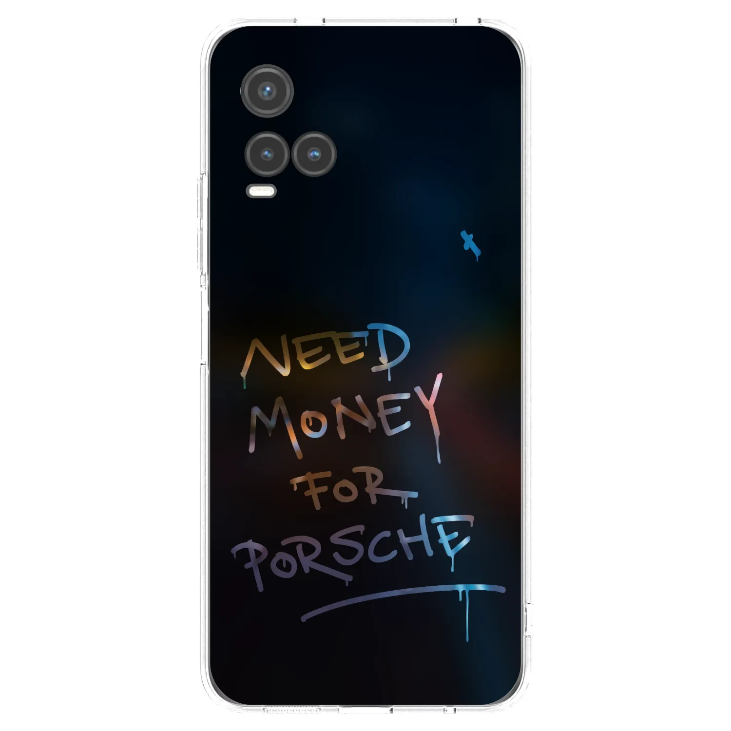 Picasee silikonowe przeźroczyste etui na Vivo Y33s - Neon Nights