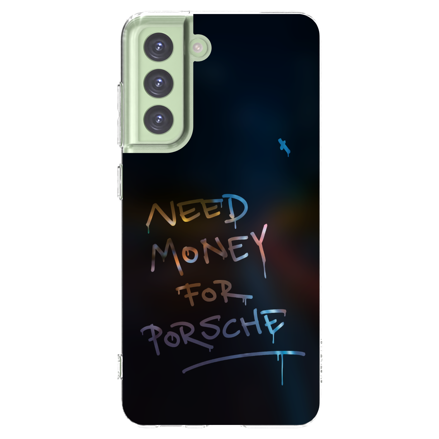 Picasee silikonowe przeźroczyste etui na Samsung Galaxy S21 FE 5G - Neon Nights