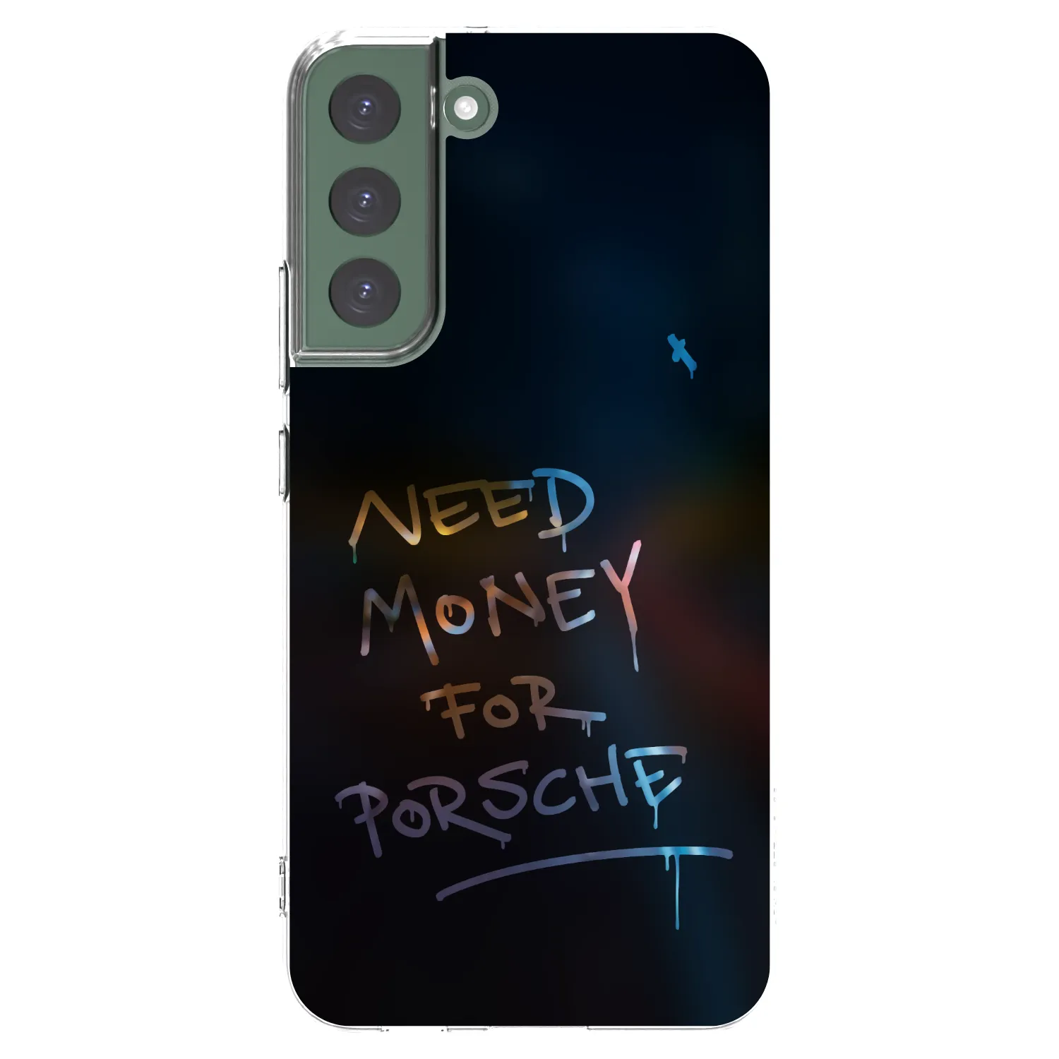 Picasee silikonowe przeźroczyste etui na Samsung Galaxy S22+ 5G - Neon Nights