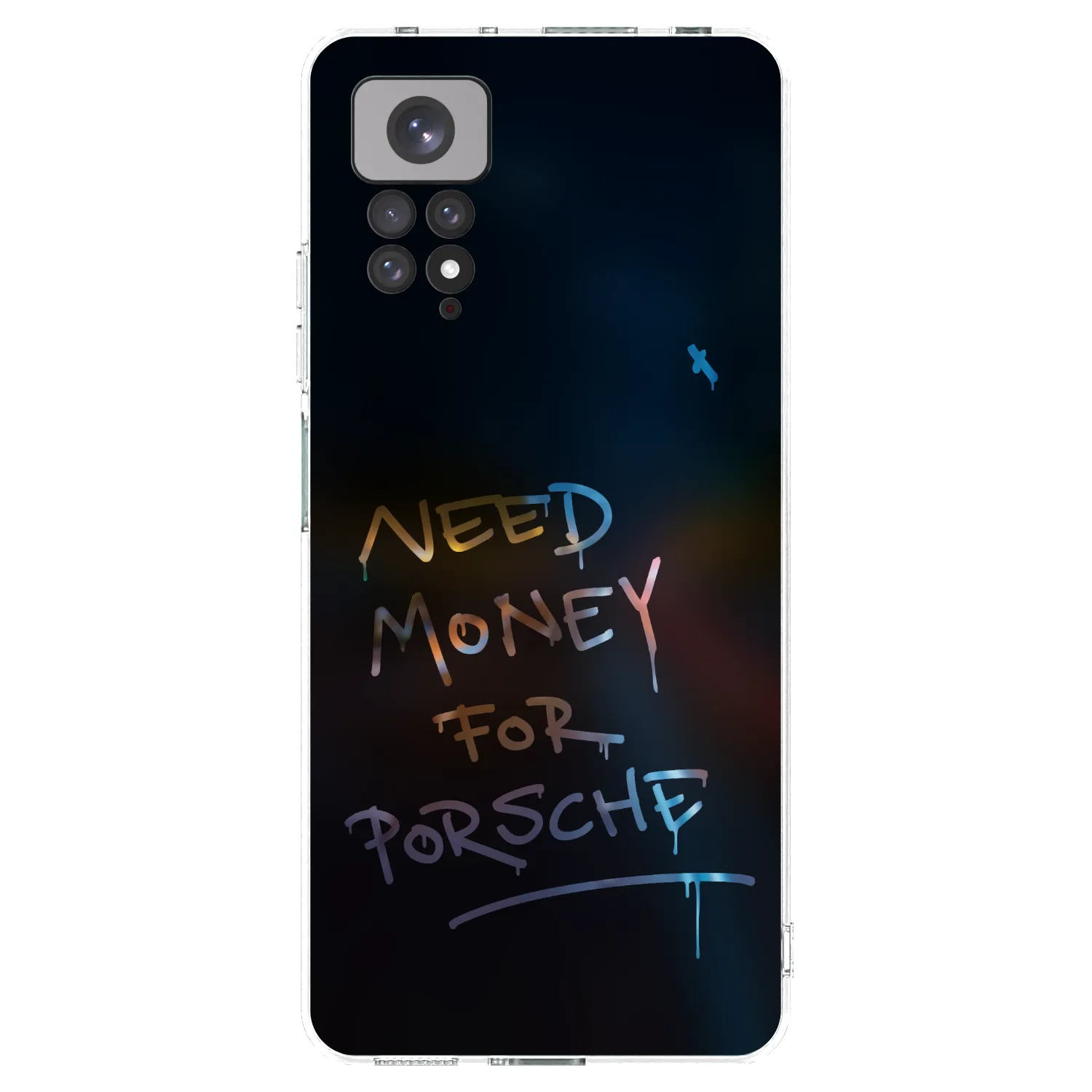 Picasee silikonowe przeźroczyste etui na Xiaomi Redmi Note 11S 4G - Neon Nights
