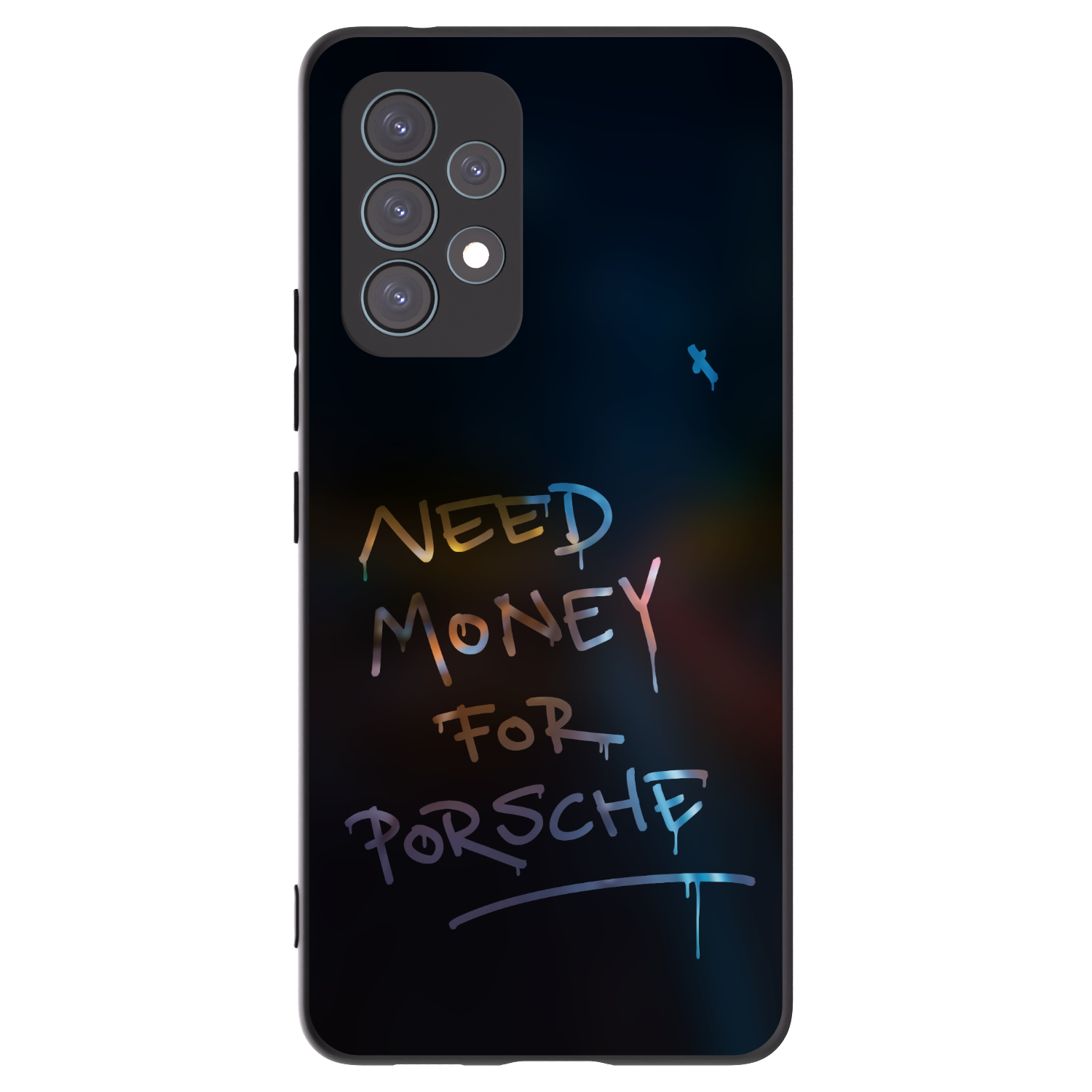 Picasee silikonowe czarne etui na Samsung Galaxy A53 5G A536 - Neon Nights