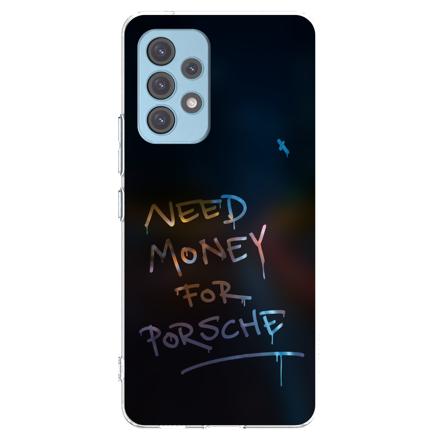 Picasee silikonowe przeźroczyste etui na Samsung Galaxy A53 5G A536 - Neon Nights