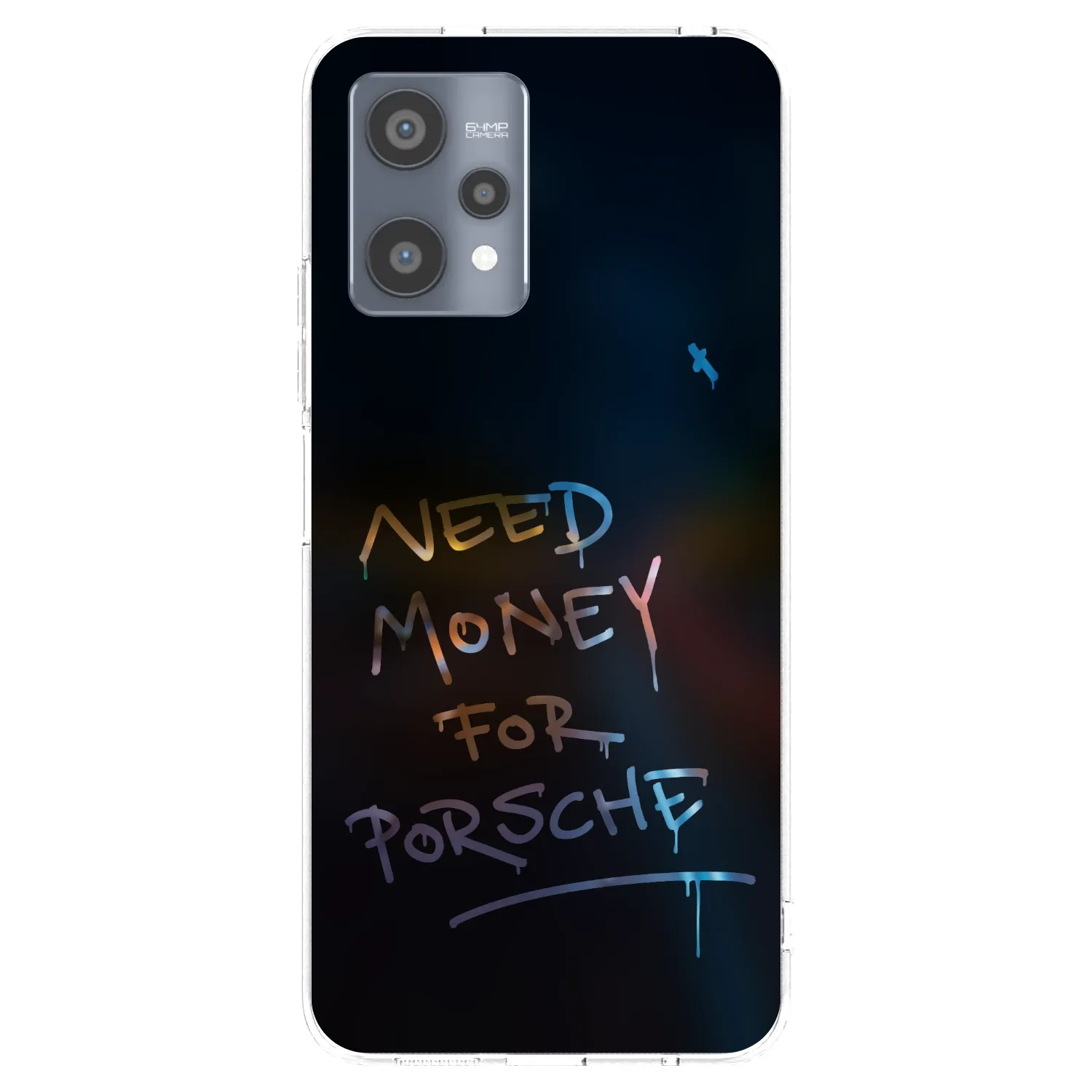 Picasee silikonowe przeźroczyste etui na Realme 9 Pro 5G - Neon Nights