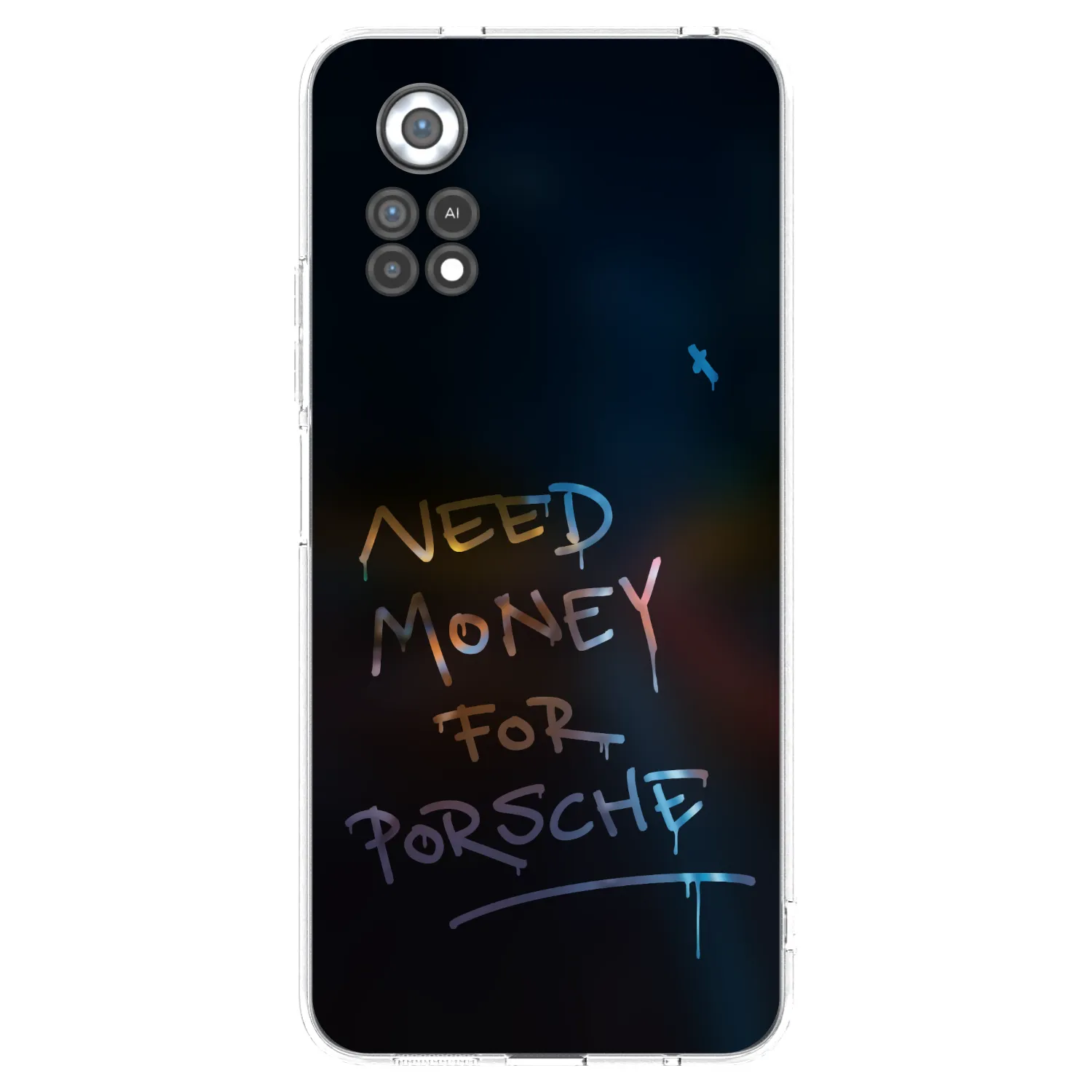 Picasee silikonowe przeźroczyste etui na Xiaomi Poco X4 Pro 5G - Neon Nights