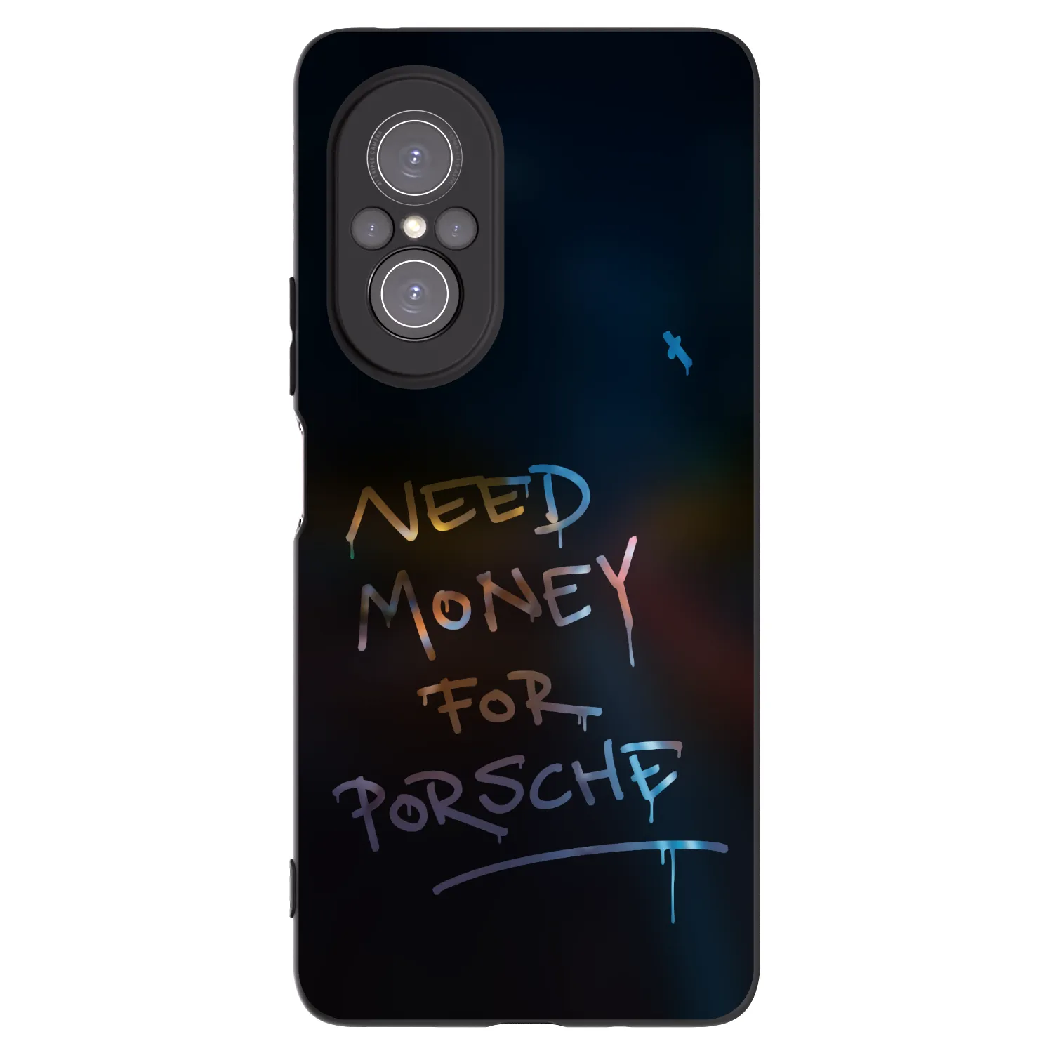 Picasee silikonowe czarne etui na Huawei Nova 9 SE - Neon Nights