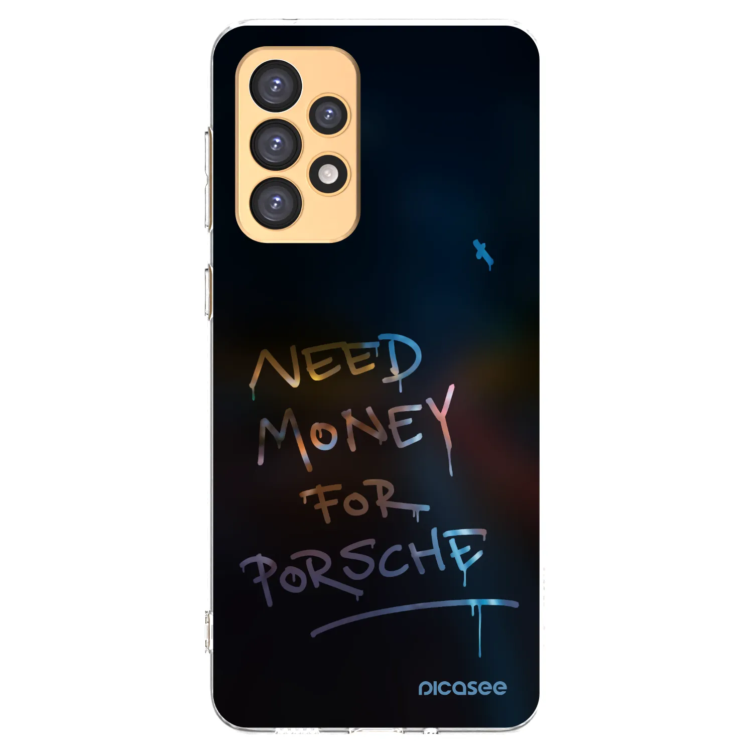 Picasee silikonowe przeźroczyste etui na Samsung Galaxy A33 5G A336 - Neon Nights