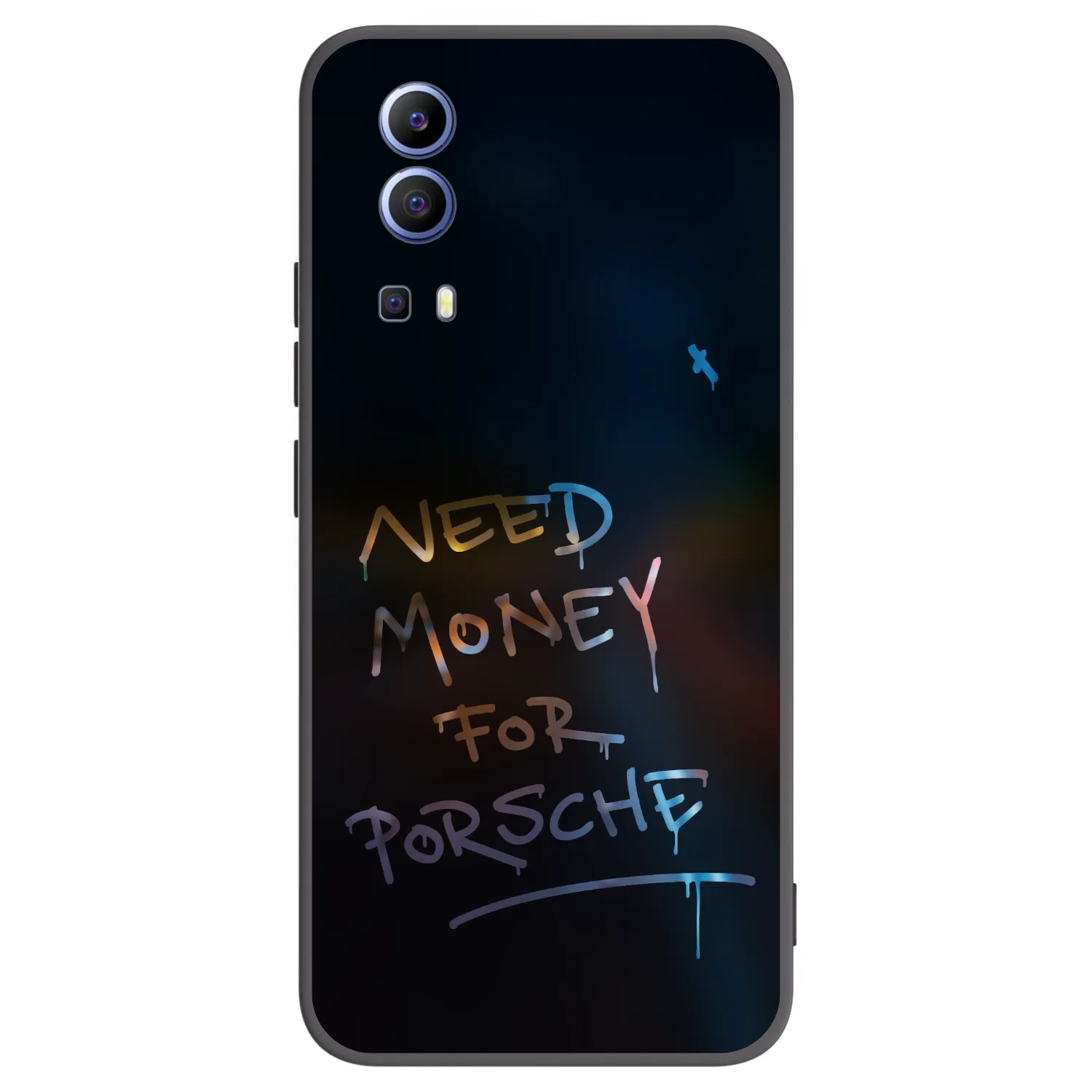 Picasee silikonowe czarne etui na Vivo Y52 5G - Neon Nights