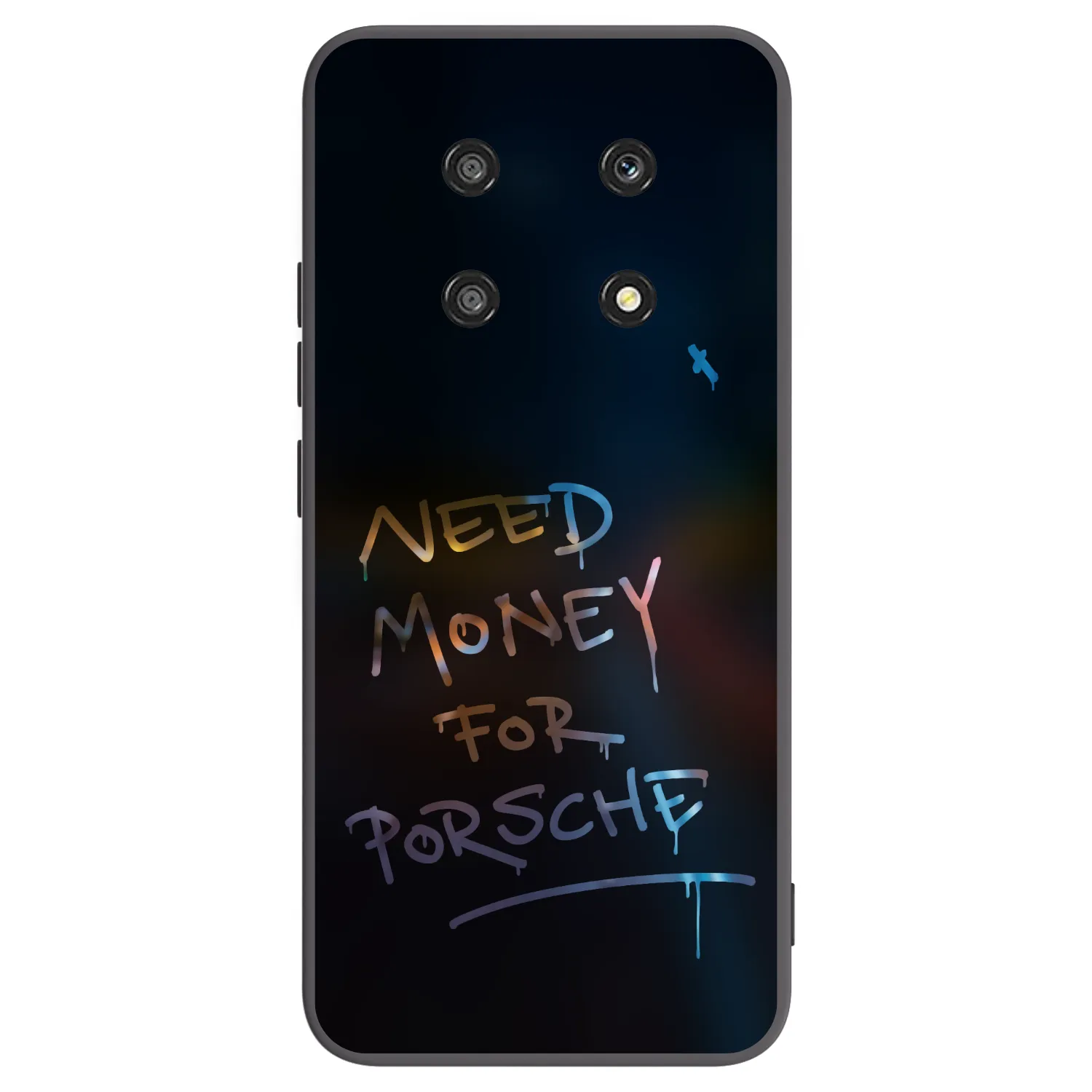 Picasee silikonowe czarne etui na Honor Magic4 Lite 5G - Neon Nights