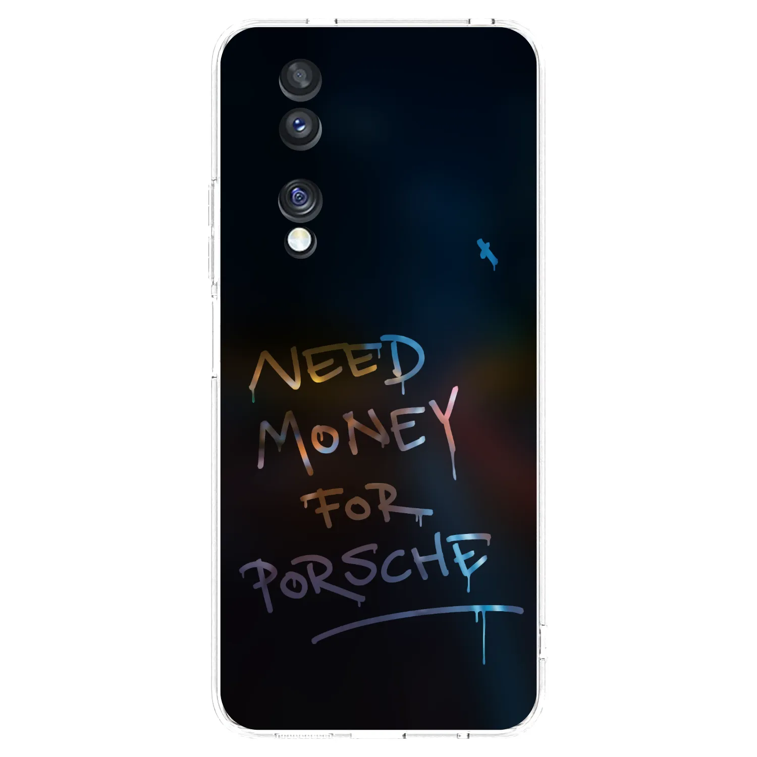 Picasee silikonowe przeźroczyste etui na Honor 70 - Neon Nights