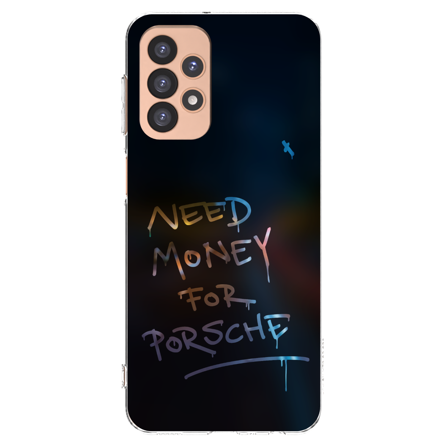 Picasee silikonowe przeźroczyste etui na Samsung Galaxy A23 A236B 5G - Neon Nights