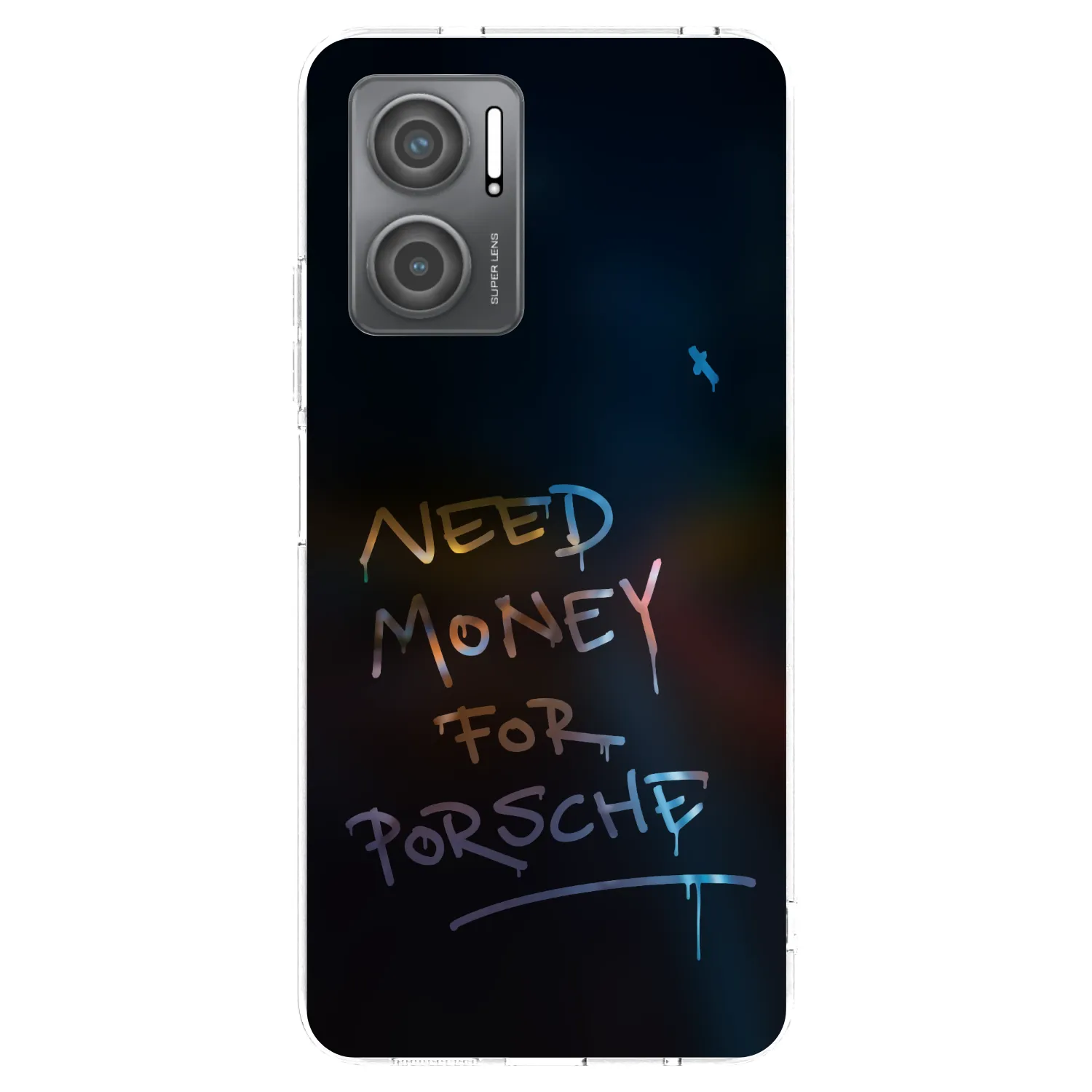 Picasee silikonowe przeźroczyste etui na Xiaomi Redmi 10 5G - Neon Nights