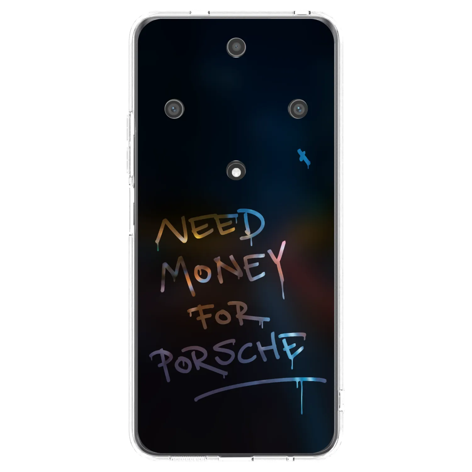 Picasee silikonowe przeźroczyste etui na Honor Magic5 Lite 5G - Neon Nights