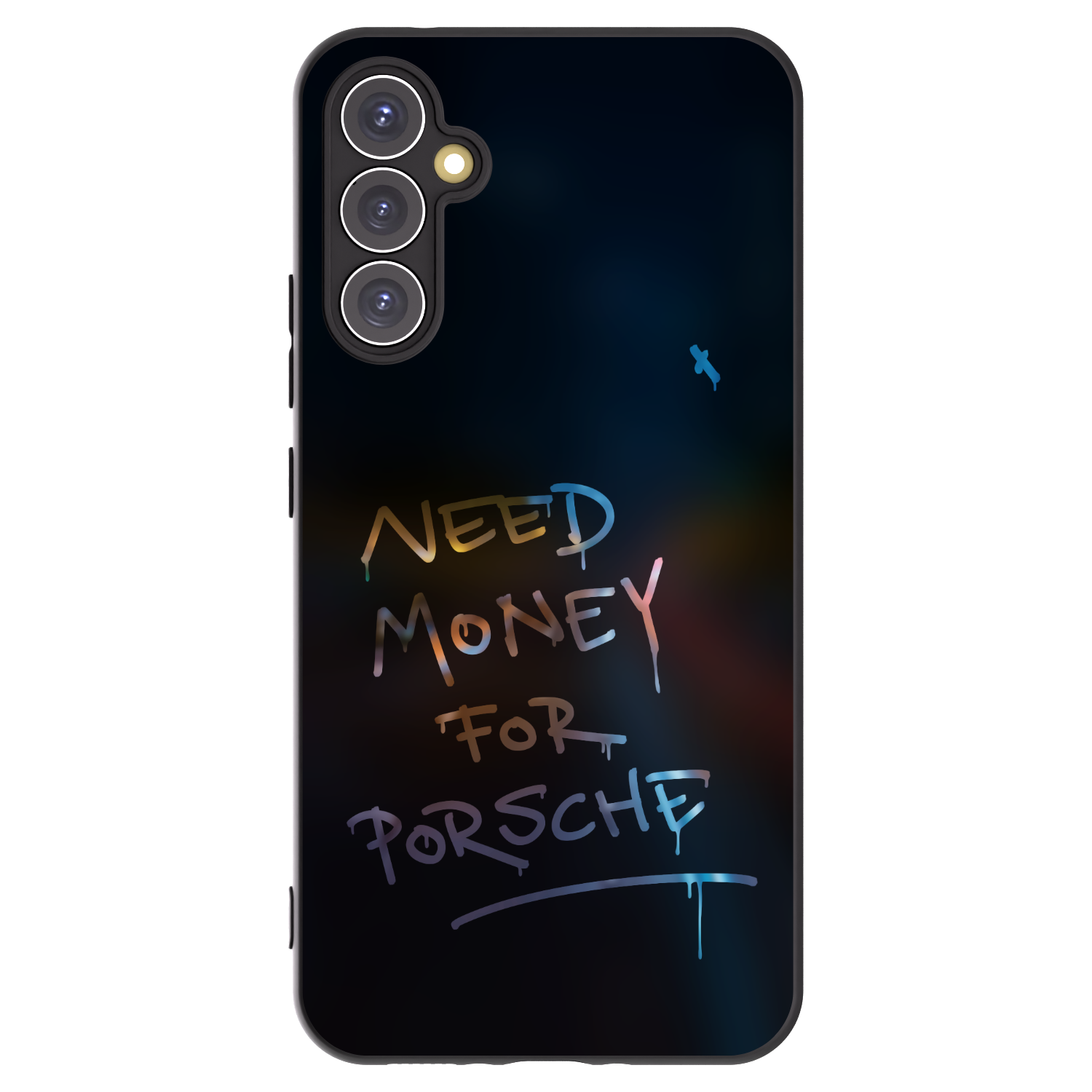 Picasee silikonowe czarne etui na Samsung Galaxy A34 5G A346B - Neon Nights