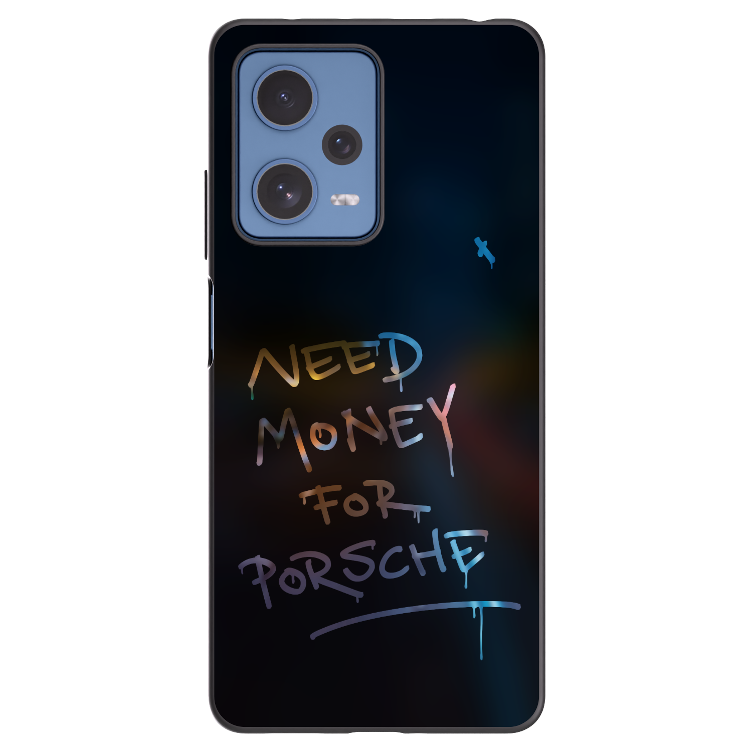 Picasee silikonowe czarne etui na Xiaomi Redmi Note 12 Pro 5G - Neon Nights