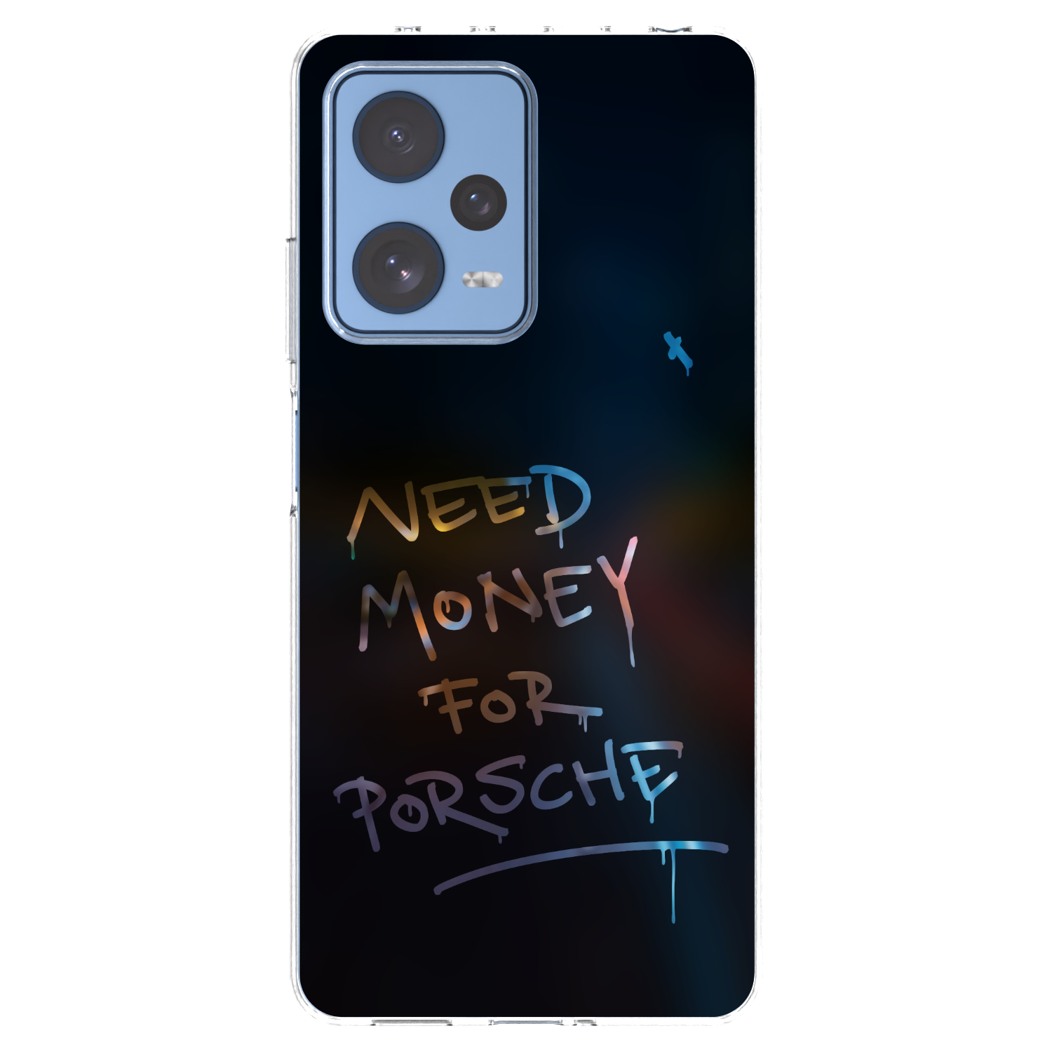 Picasee silikonowe przeźroczyste etui na Xiaomi Redmi Note 12 Pro 5G - Neon Nights