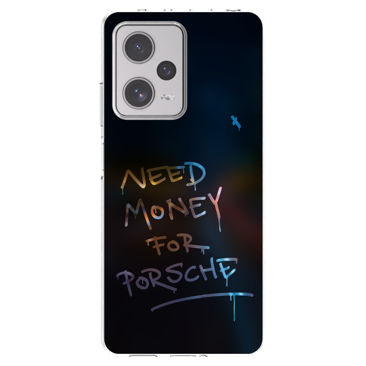 Picasee silikonowe przeźroczyste etui na Xiaomi Redmi Note 12 Pro+ 5G - Neon Nights