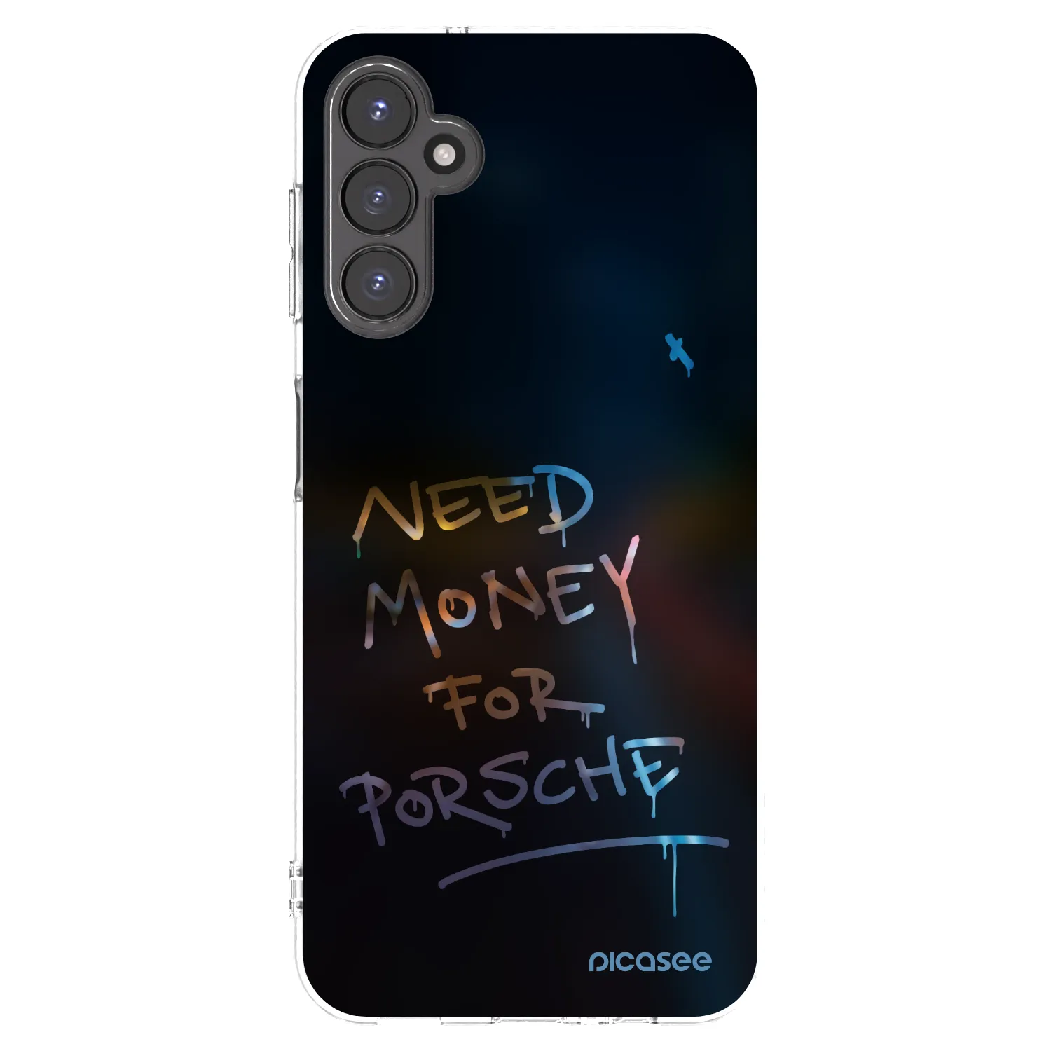 Picasee silikonowe przeźroczyste etui na Samsung Galaxy A14 5G A146P - Neon Nights