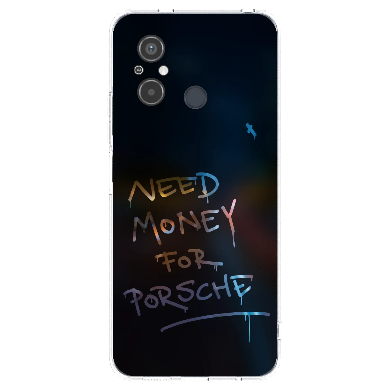 Picasee silikonowe przeźroczyste etui na Xiaomi Redmi 12C - Neon Nights