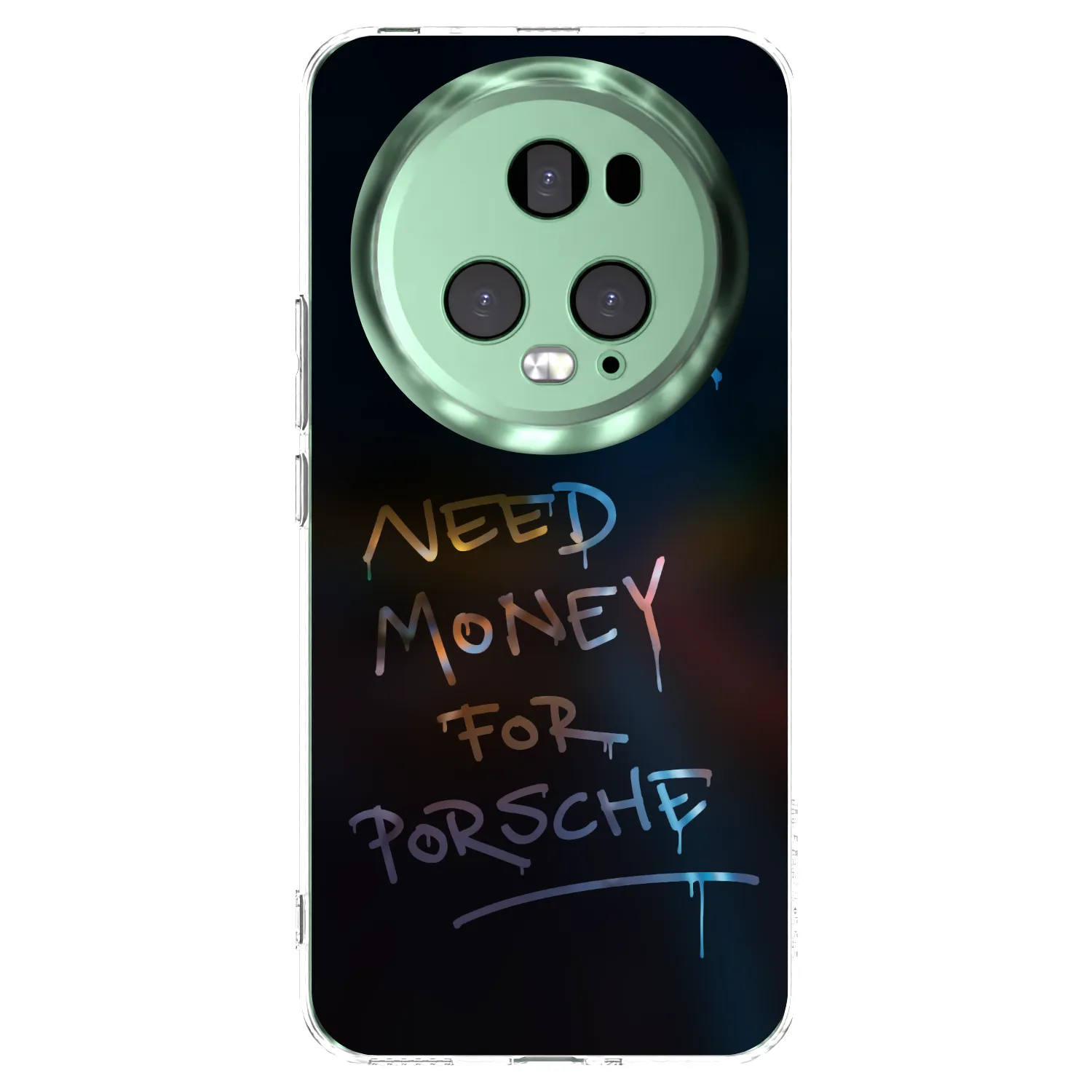 Picasee silikonowe przeźroczyste etui na Honor Magic5 Pro - Neon Nights