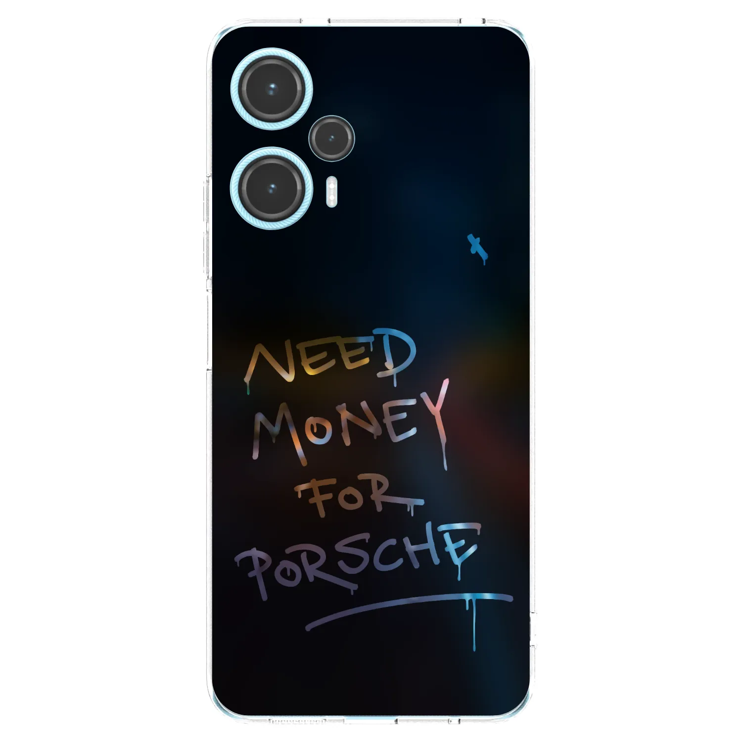Picasee silikonowe przeźroczyste etui na Xiaomi Poco F5 - Neon Nights