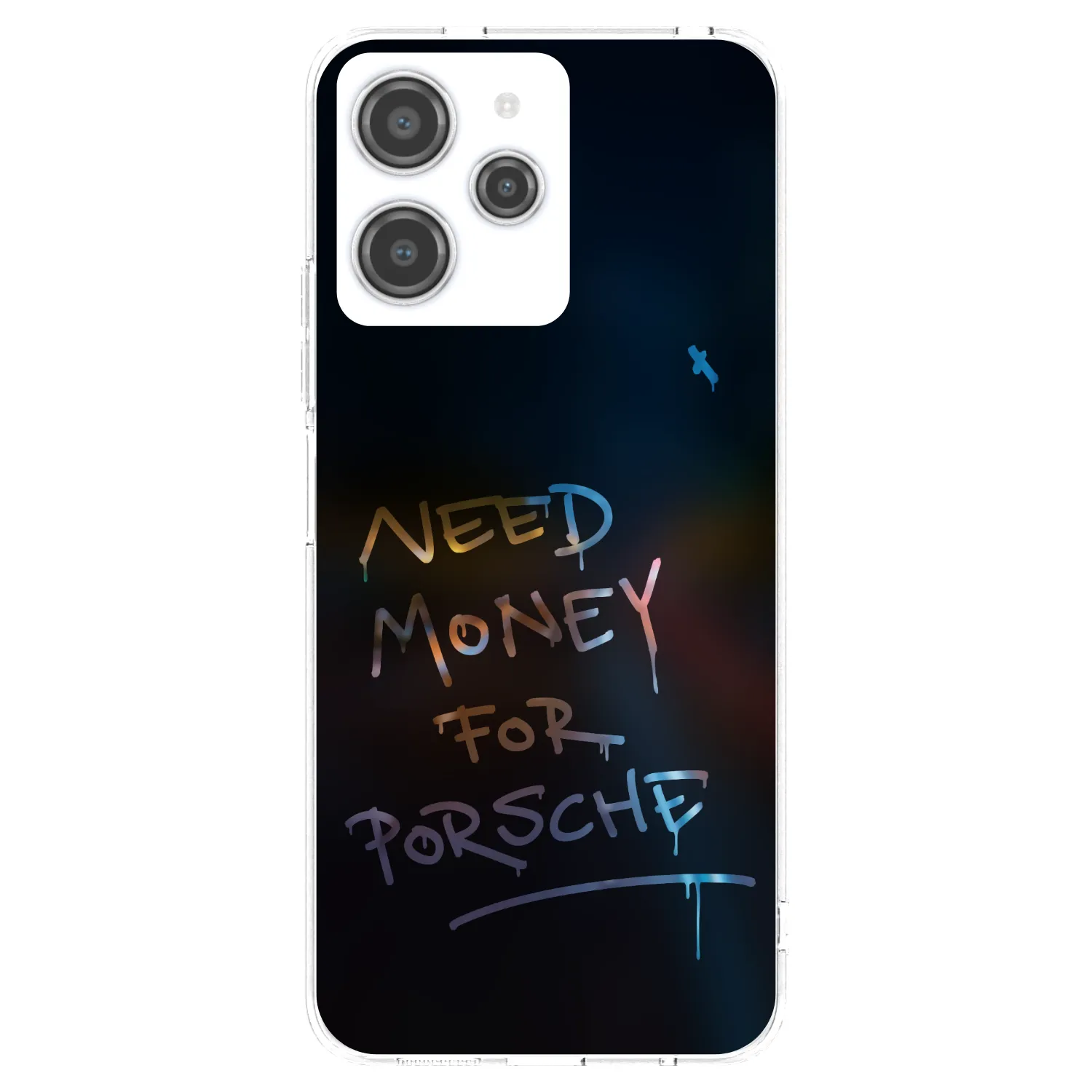 Picasee silikonowe przeźroczyste etui na Xiaomi Redmi 12 4G - Neon Nights