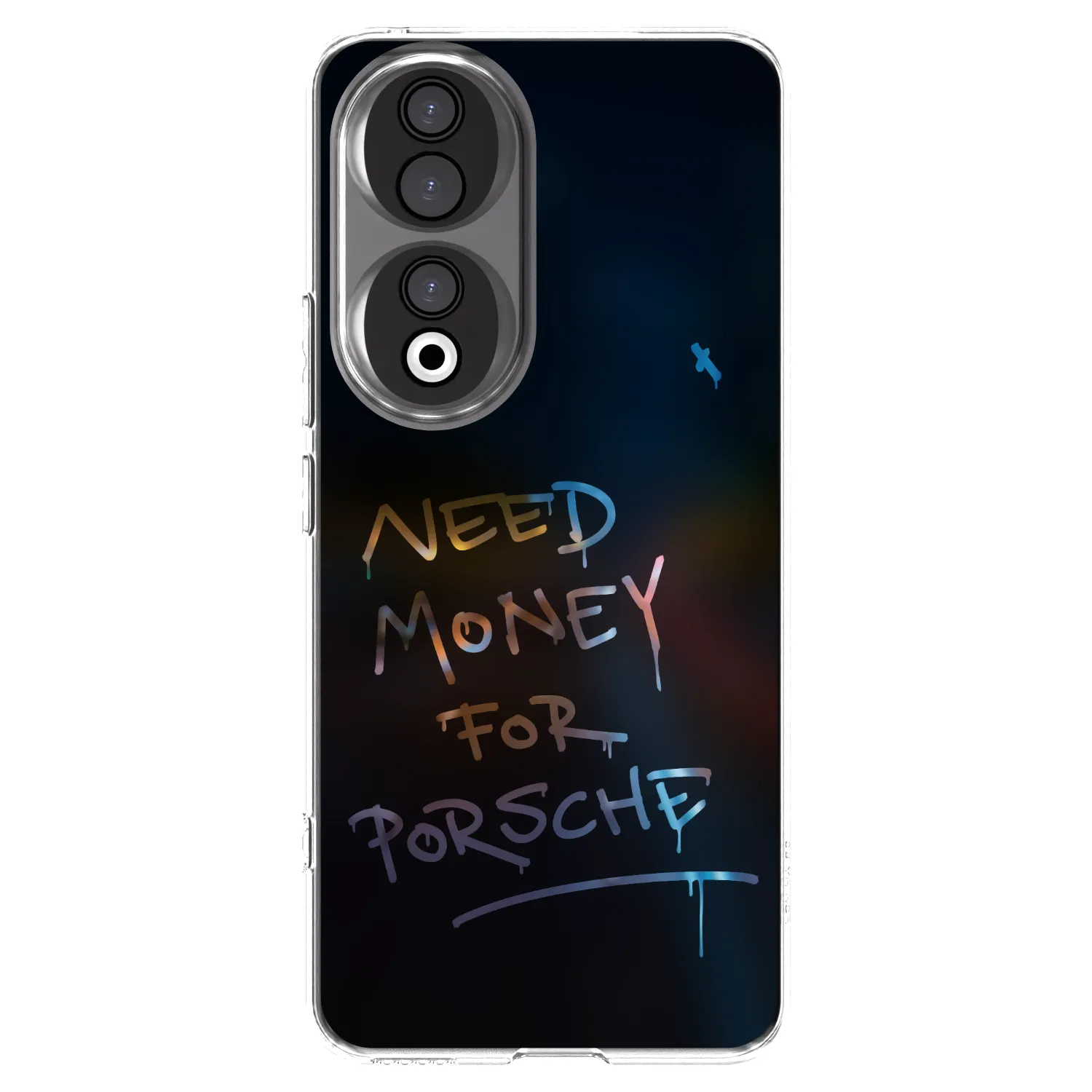 Picasee silikonowe przeźroczyste etui na Honor 90 5G - Neon Nights