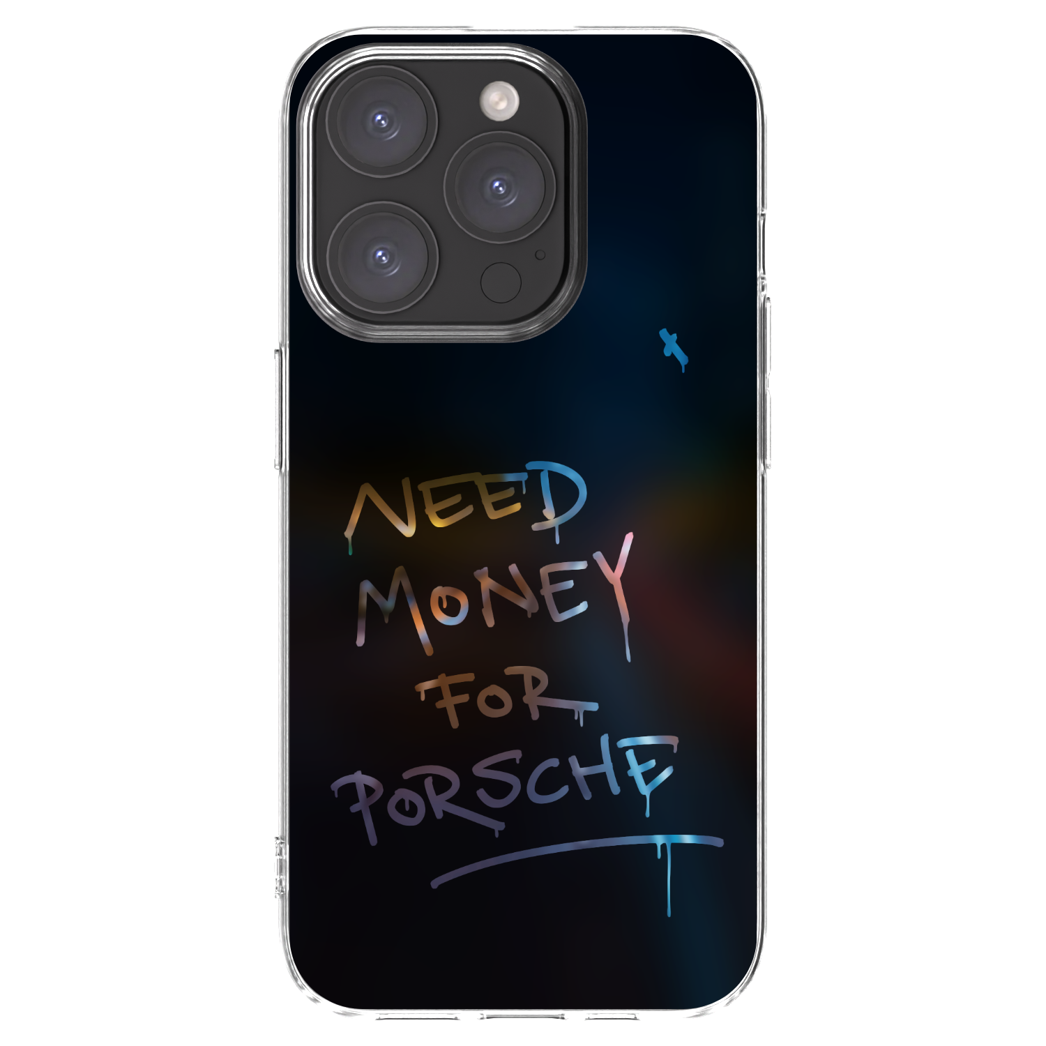 Picasee silikonowe przeźroczyste etui na Apple iPhone 15 Pro - Neon Nights