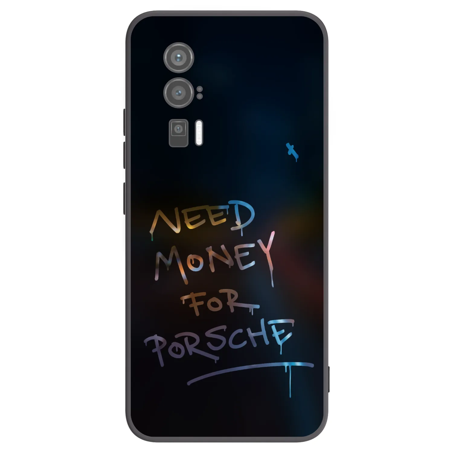 Picasee silikonowe czarne etui na Xiaomi Poco F5 Pro 5G - Neon Nights