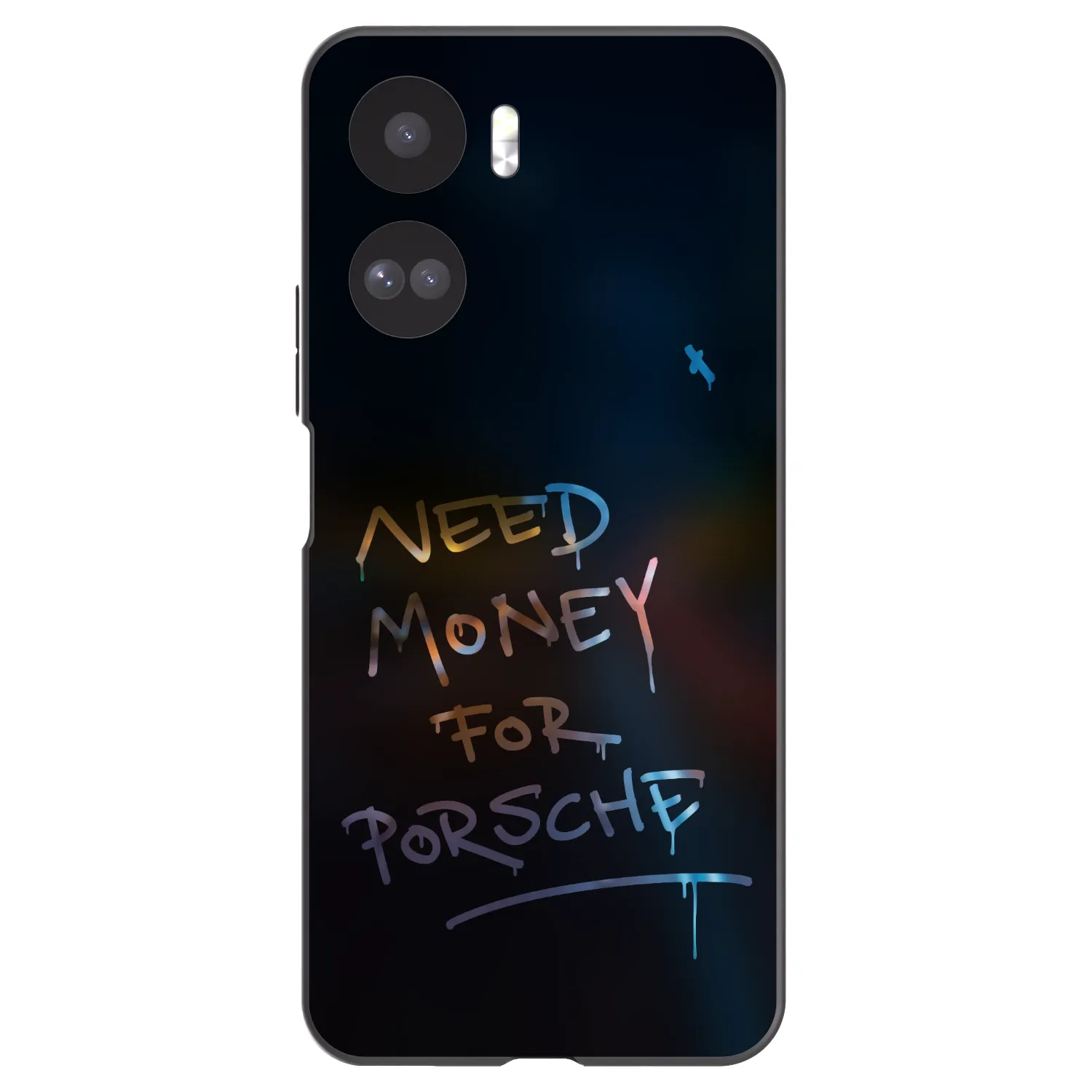 Picasee silikonowe czarne etui na Honor 90 Lite 5G - Neon Nights
