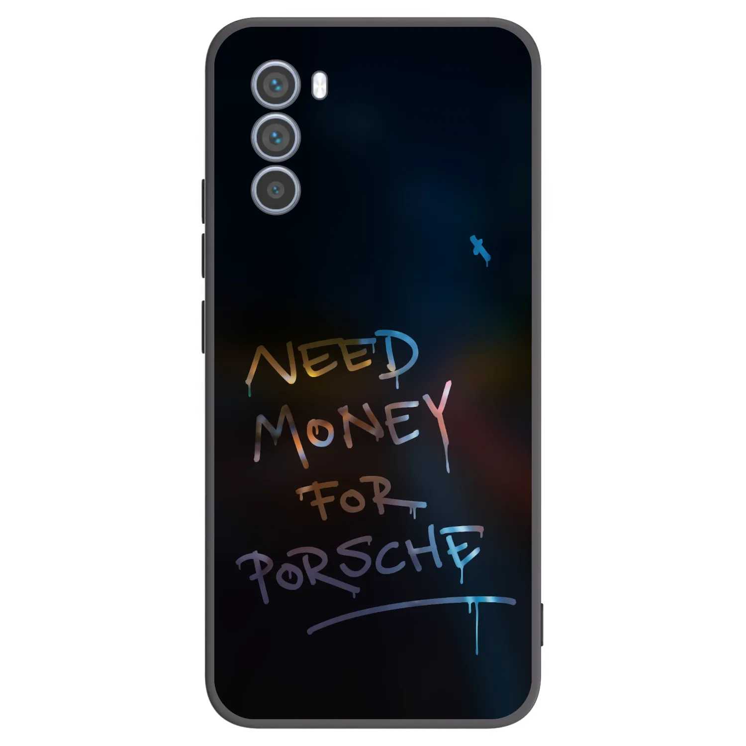 Picasee silikonowe czarne etui na Motorola Moto G62 - Neon Nights