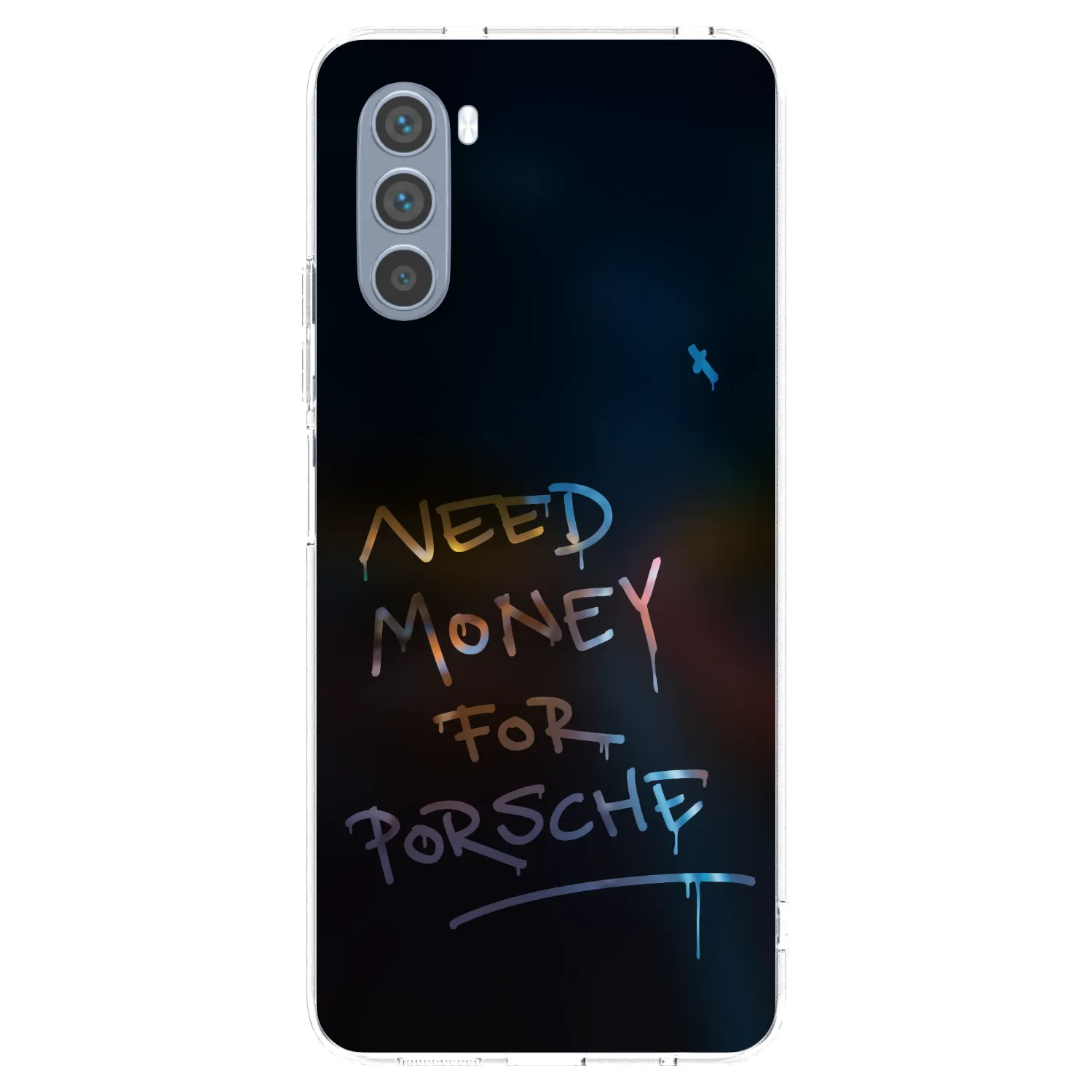 Picasee silikonowe przeźroczyste etui na Motorola Moto G62 - Neon Nights