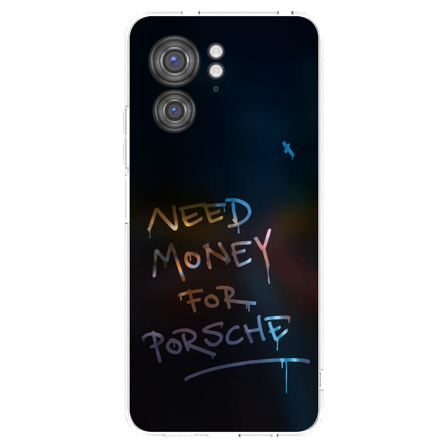 Picasee silikonowe przeźroczyste etui na Motorola Edge 40 - Neon Nights