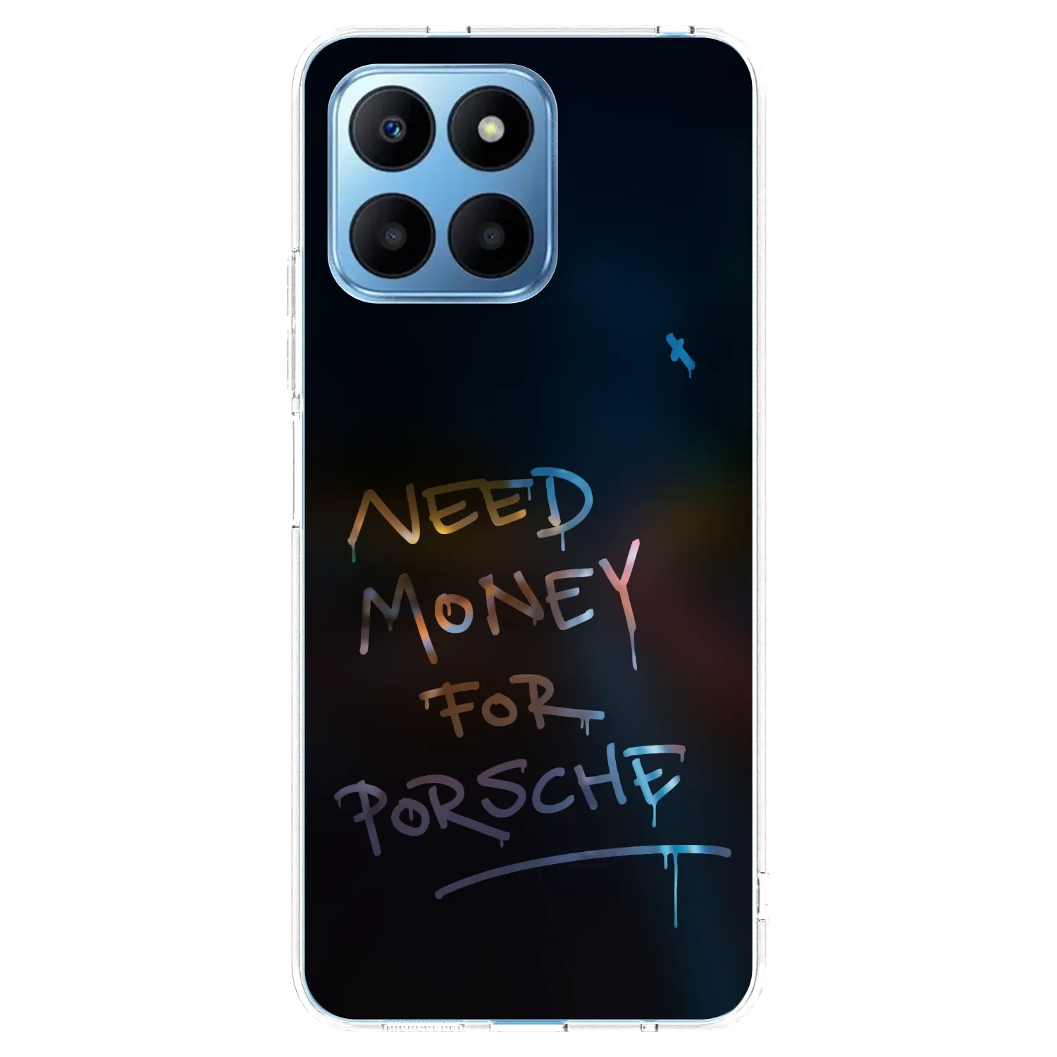 Picasee silikonowe przeźroczyste etui na Honor 70 Lite - Neon Nights