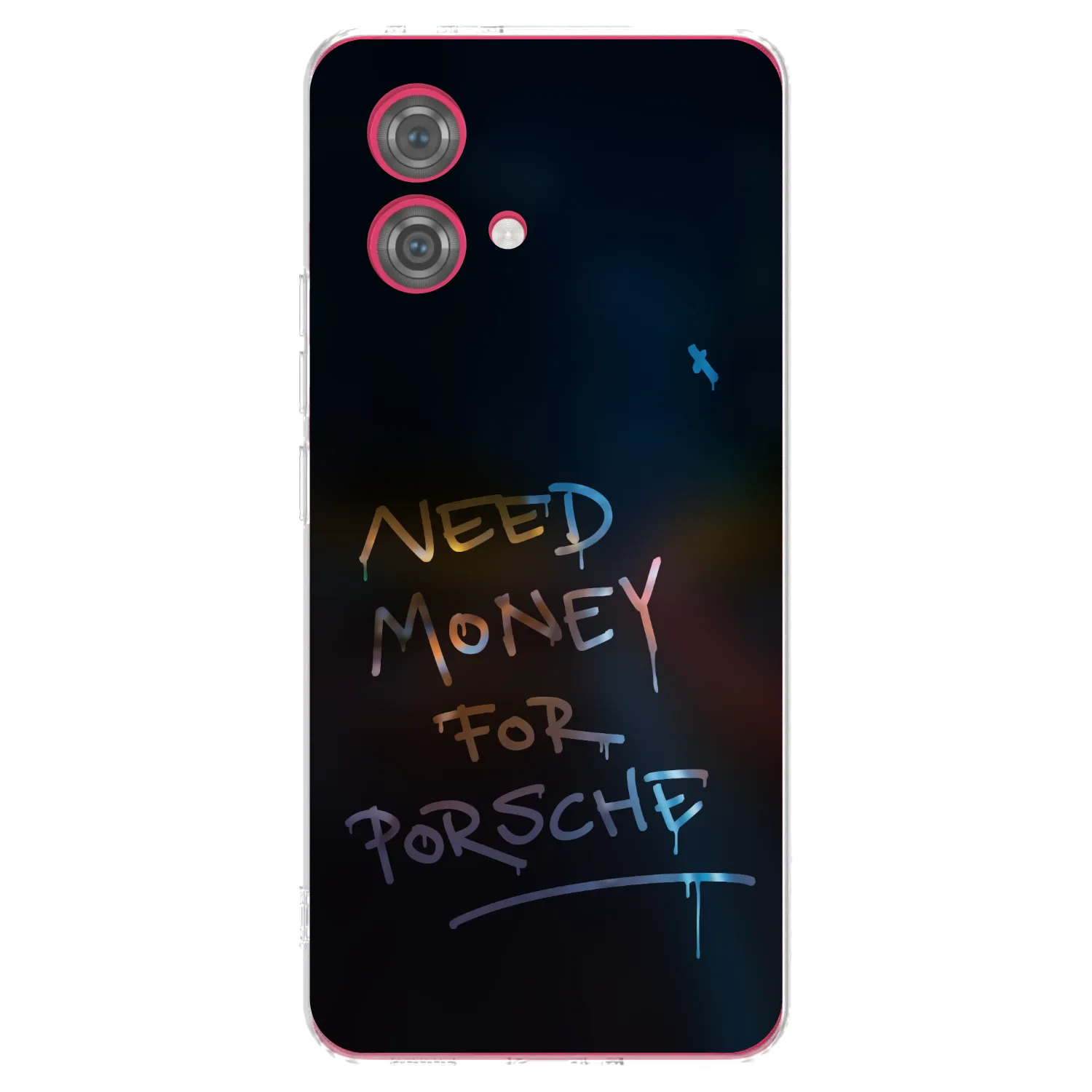 Picasee silikonowe przeźroczyste etui na Motorola Moto G84 5G - Neon Nights