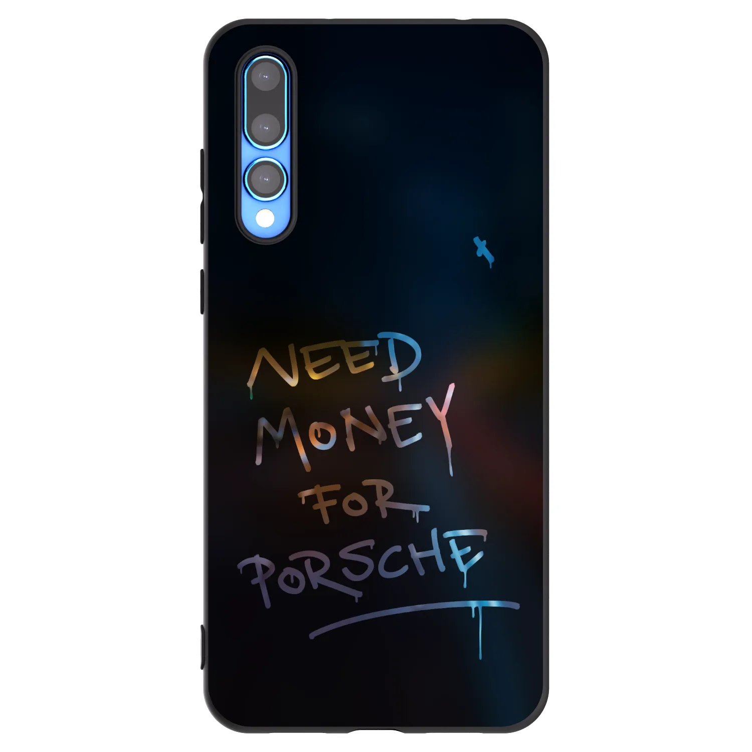 Picasee silikonowe czarne etui na Huawei P20 Pro - Neon Nights