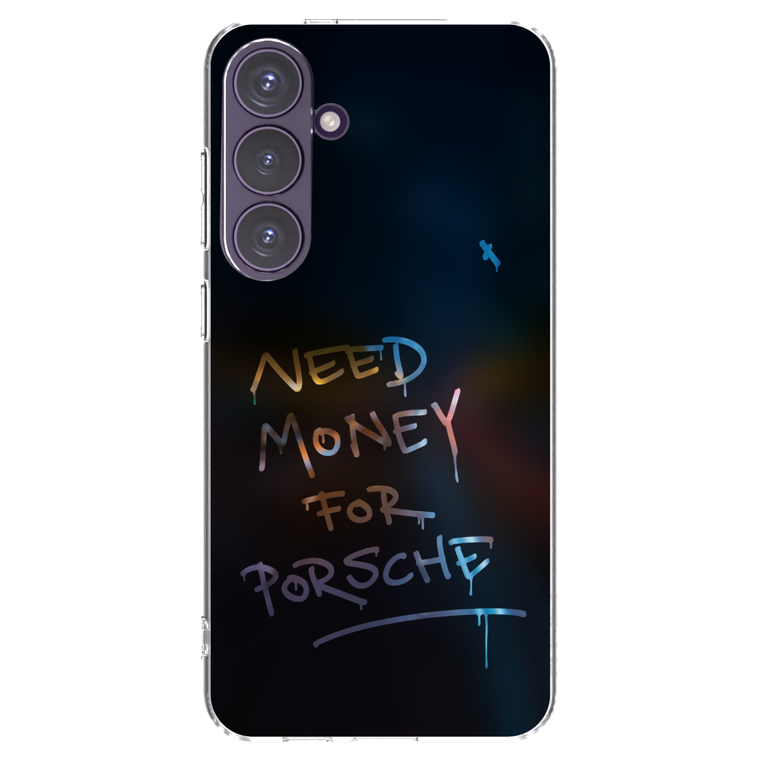 Picasee silikonowe przeźroczyste etui na Samsung Galaxy S24+ S926B 5G - Neon Nights
