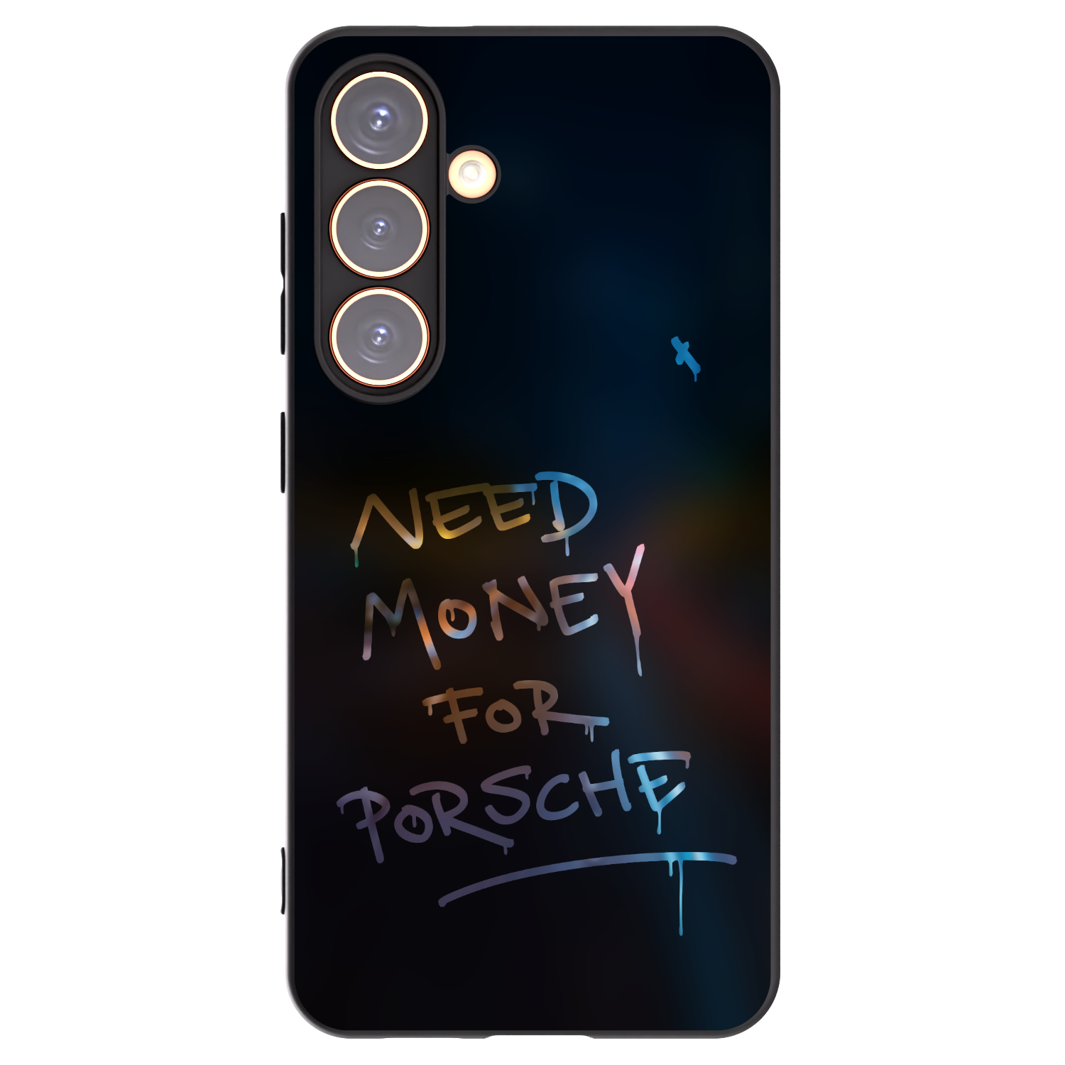 Picasee silikonowe czarne etui na Samsung Galaxy S24 S921B 5G - Neon Nights