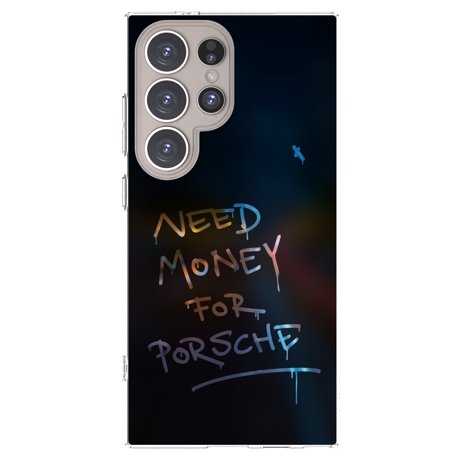 Picasee silikonowe przeźroczyste etui na Samsung Galaxy S24 Ultra S928B 5G - Neon Nights