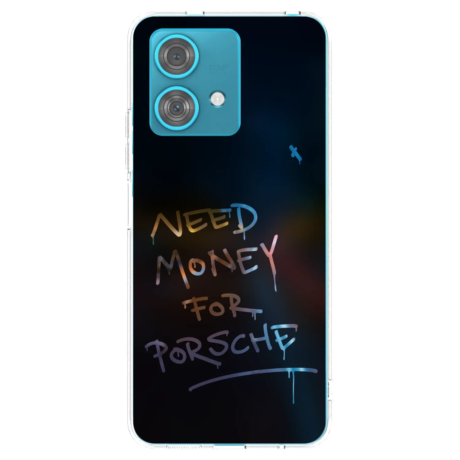 Picasee silikonowe przeźroczyste etui na Motorola Edge 40 Neo - Neon Nights