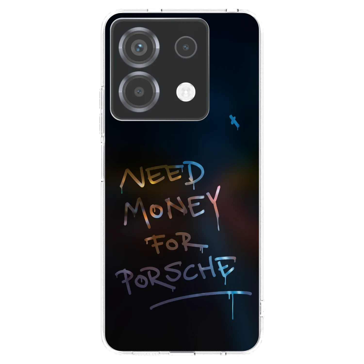 Picasee silikonowe przeźroczyste etui na Xiaomi Poco X6 - Neon Nights